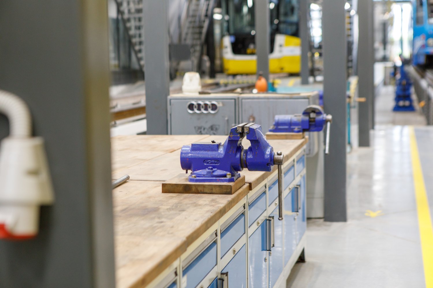 První hala nové Vozovny Slovany (foto: Vít Štaif, 7.4.2022)