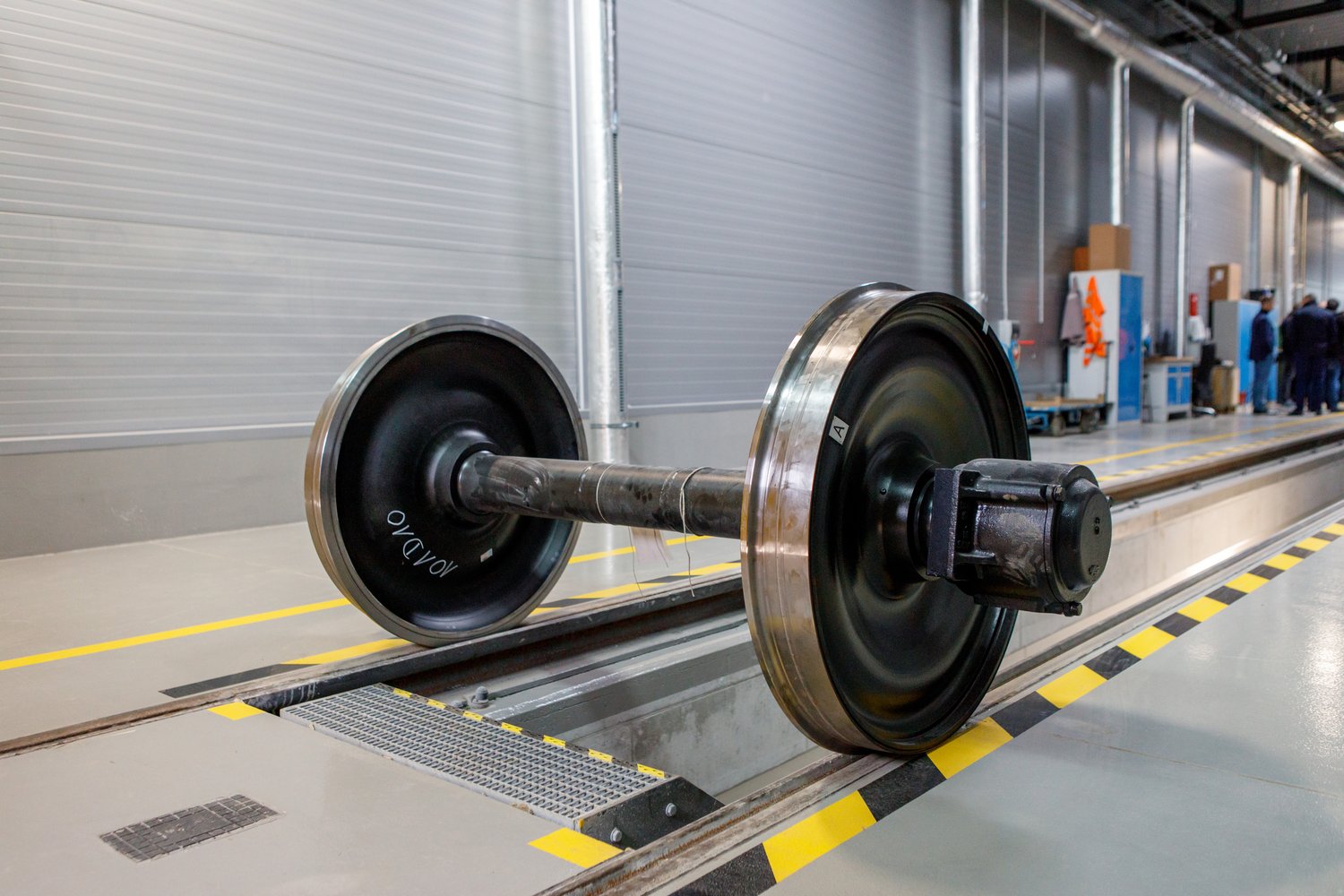 První hala nové Vozovny Slovany (foto: Vít Štaif, 7.4.2022)