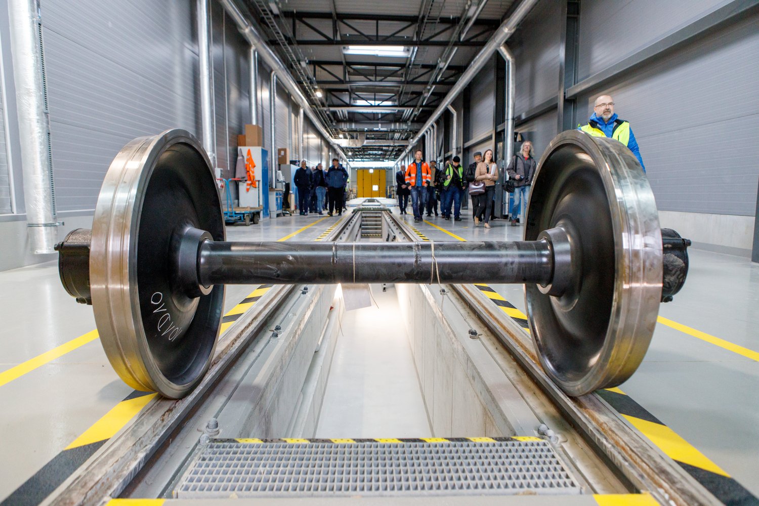 První hala nové Vozovny Slovany (foto: Vít Štaif, 7.4.2022)