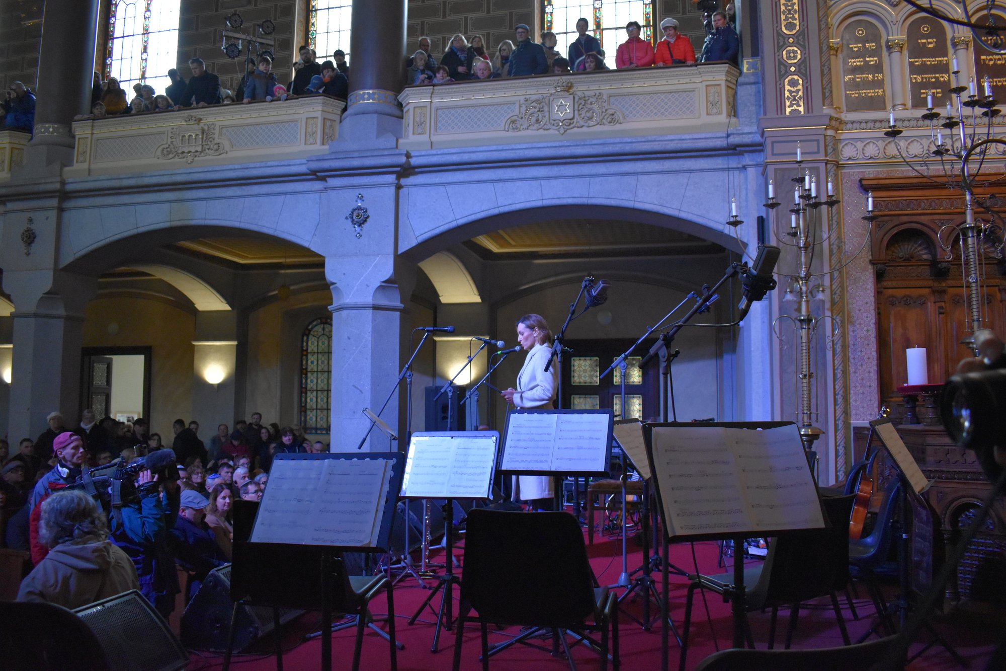 Otevření Velké synagogy v Plzni (foto: A. Jarošová, 10.4.2022)