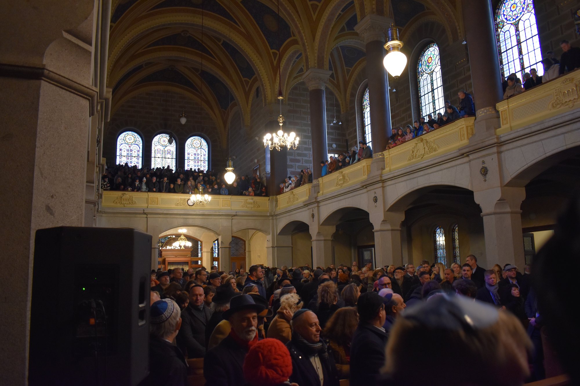 Otevření Velké synagogy v Plzni (foto: A. Jarošová, 10.4.2022)