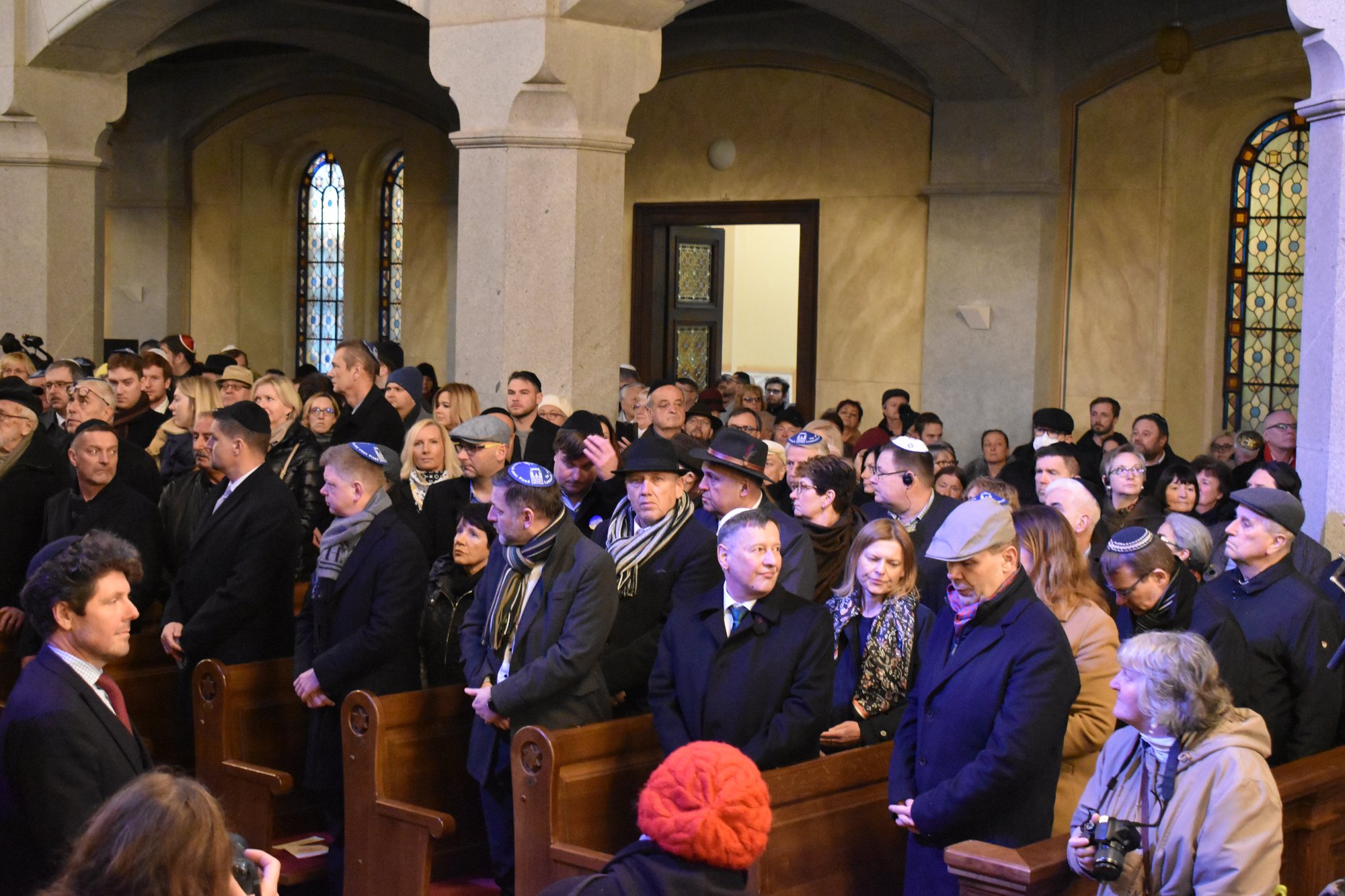 Otevření Velké synagogy v Plzni (foto: A. Jarošová, 10.4.2022)