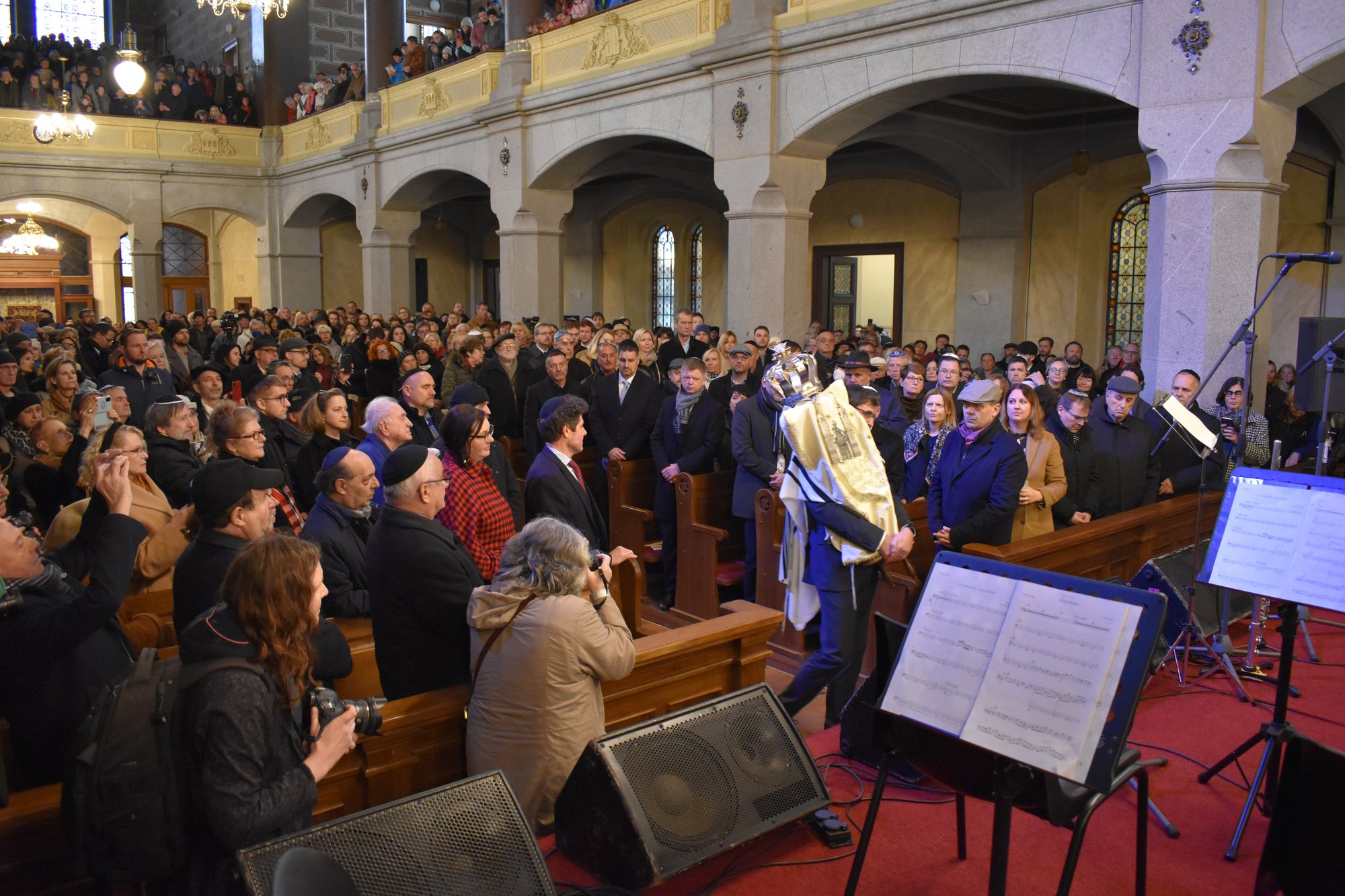Otevření Velké synagogy v Plzni (foto: A. Jarošová, 10.4.2022)