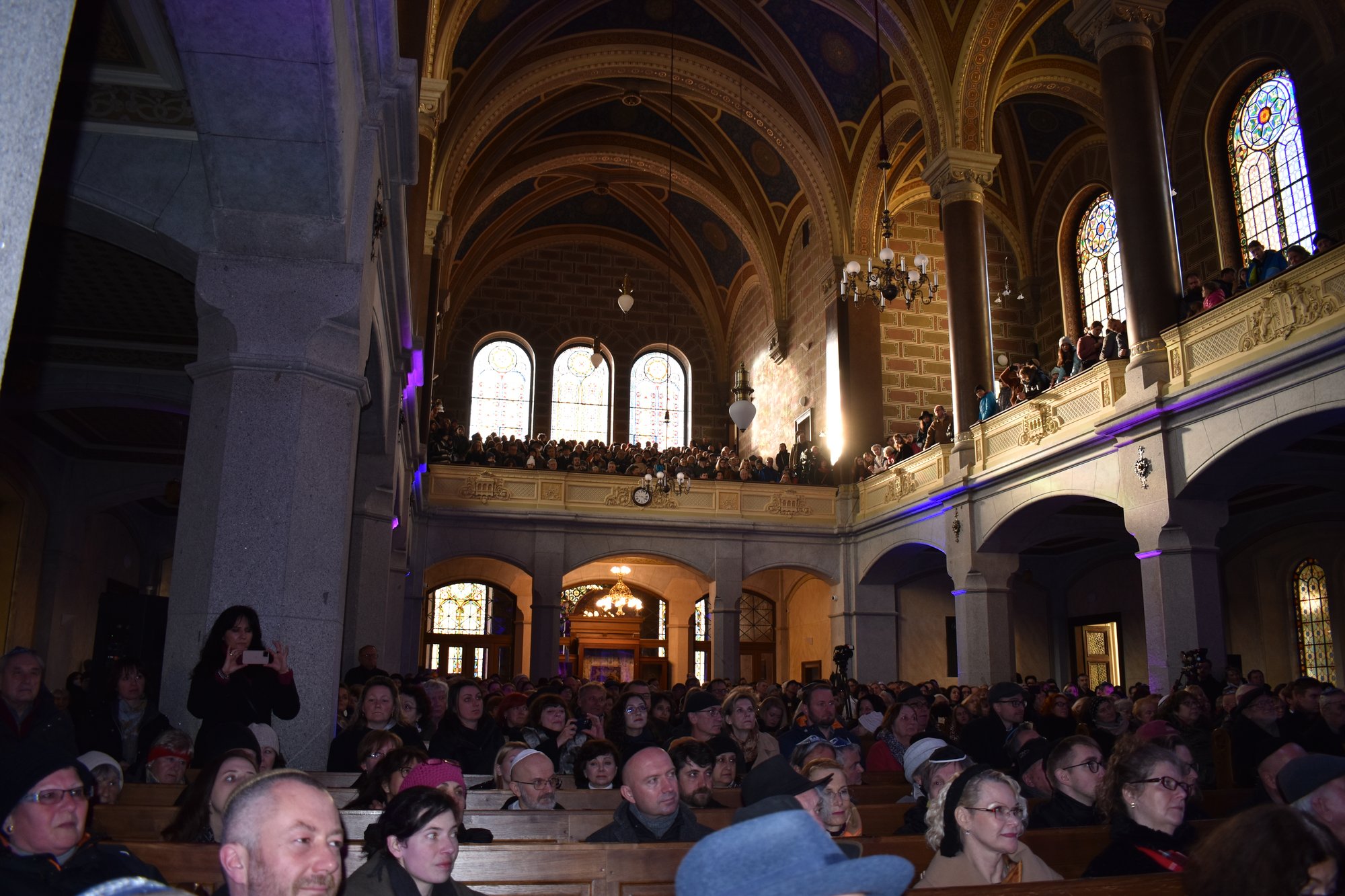 Otevření Velké synagogy v Plzni (foto: A. Jarošová, 10.4.2022)