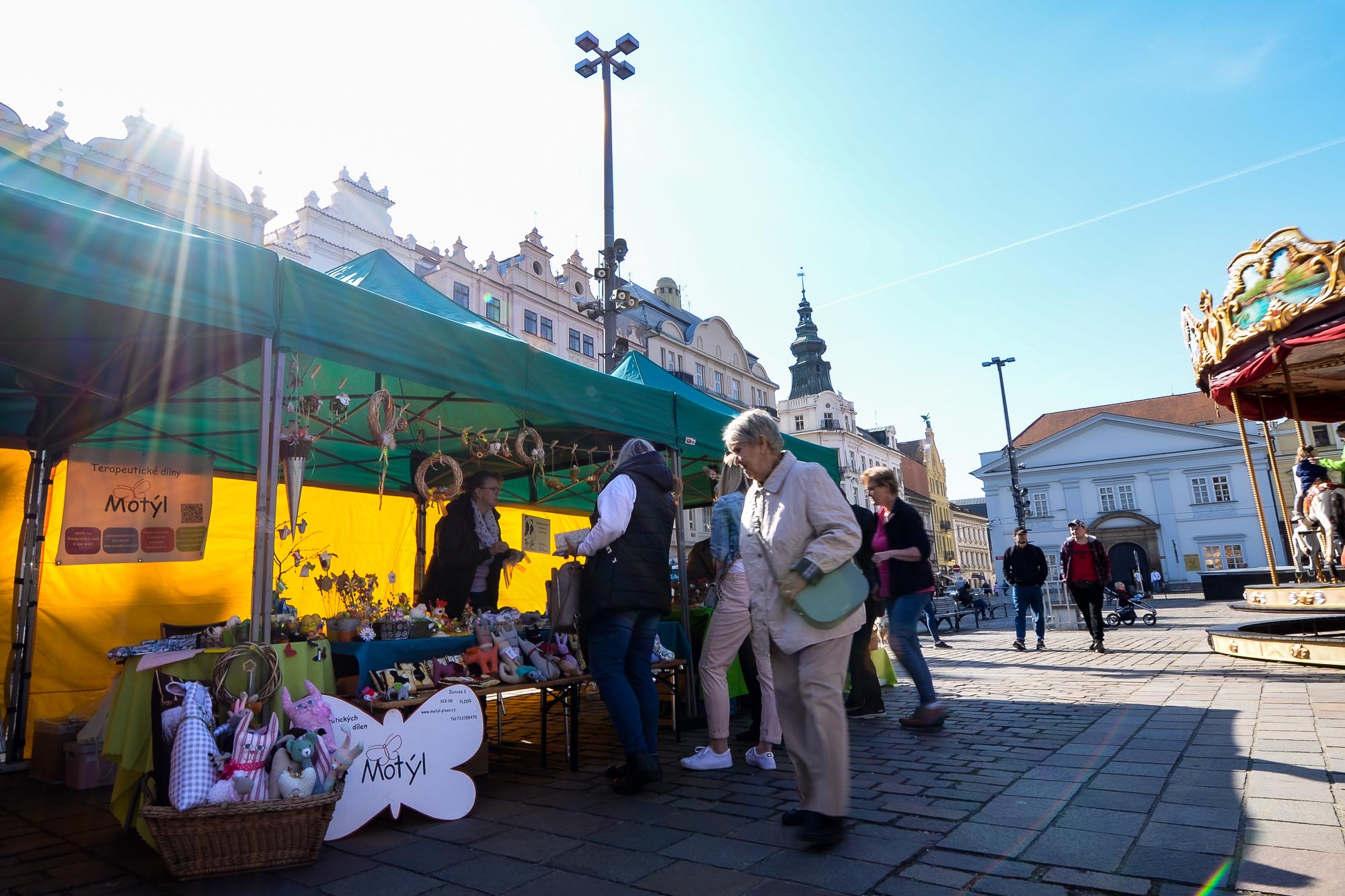 Prodejní výstava Šikovné ruce (foto: M. Pecuch, 14.4.2022)
