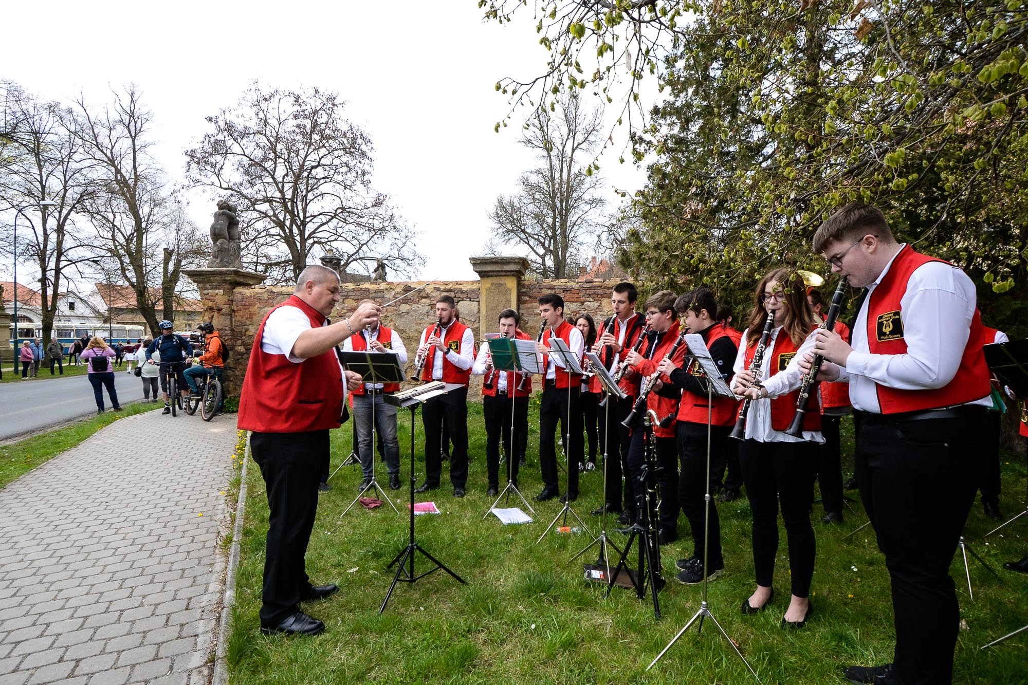 Slavnosti svobody 2022 - Pietní akty v Křimicích (foto: M. Pecuch, 23.4.2022)
