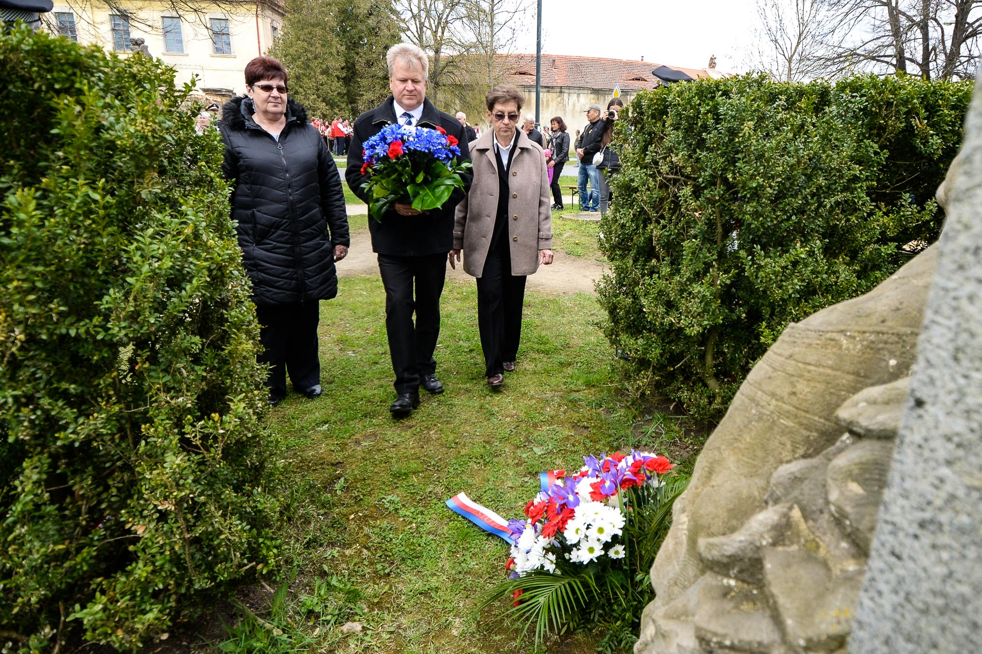 Slavnosti svobody 2022 - Pietní akty v Křimicích (foto: M. Pecuch, 23.4.2022)