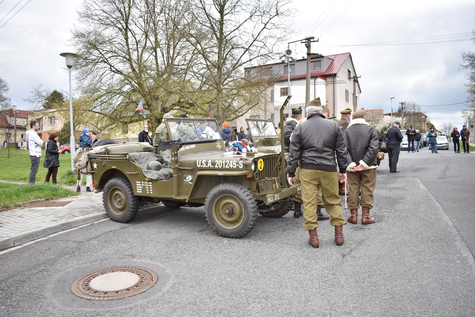 Pietní akt Litice (foto: A. Jarošová, 25.4.2022)