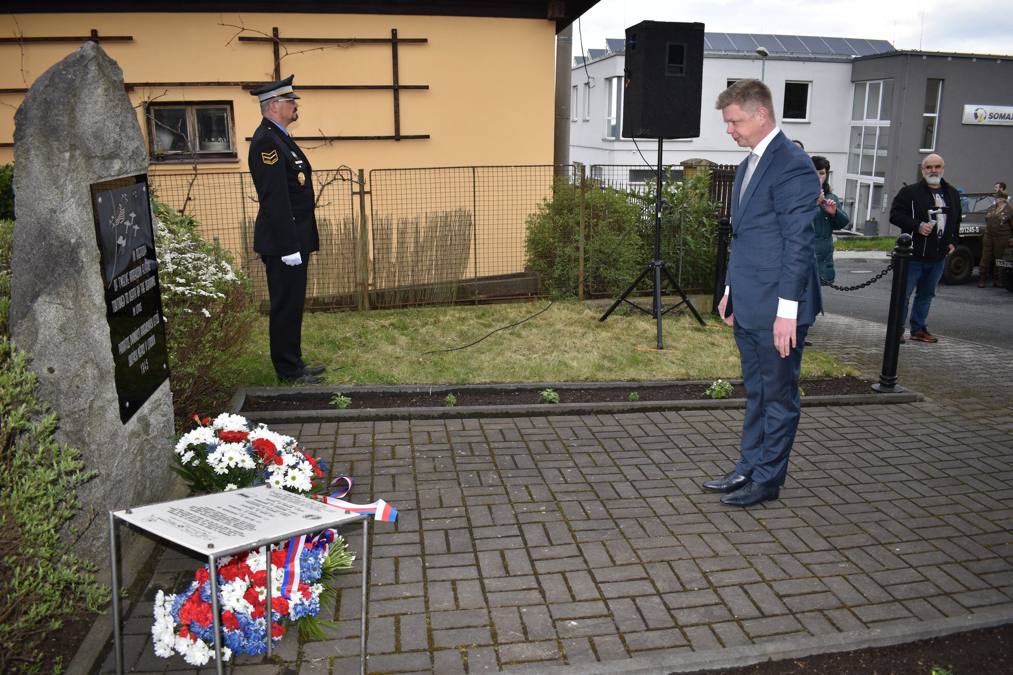 Pietní akt Litice (foto: A. Jarošová, 25.4.2022)