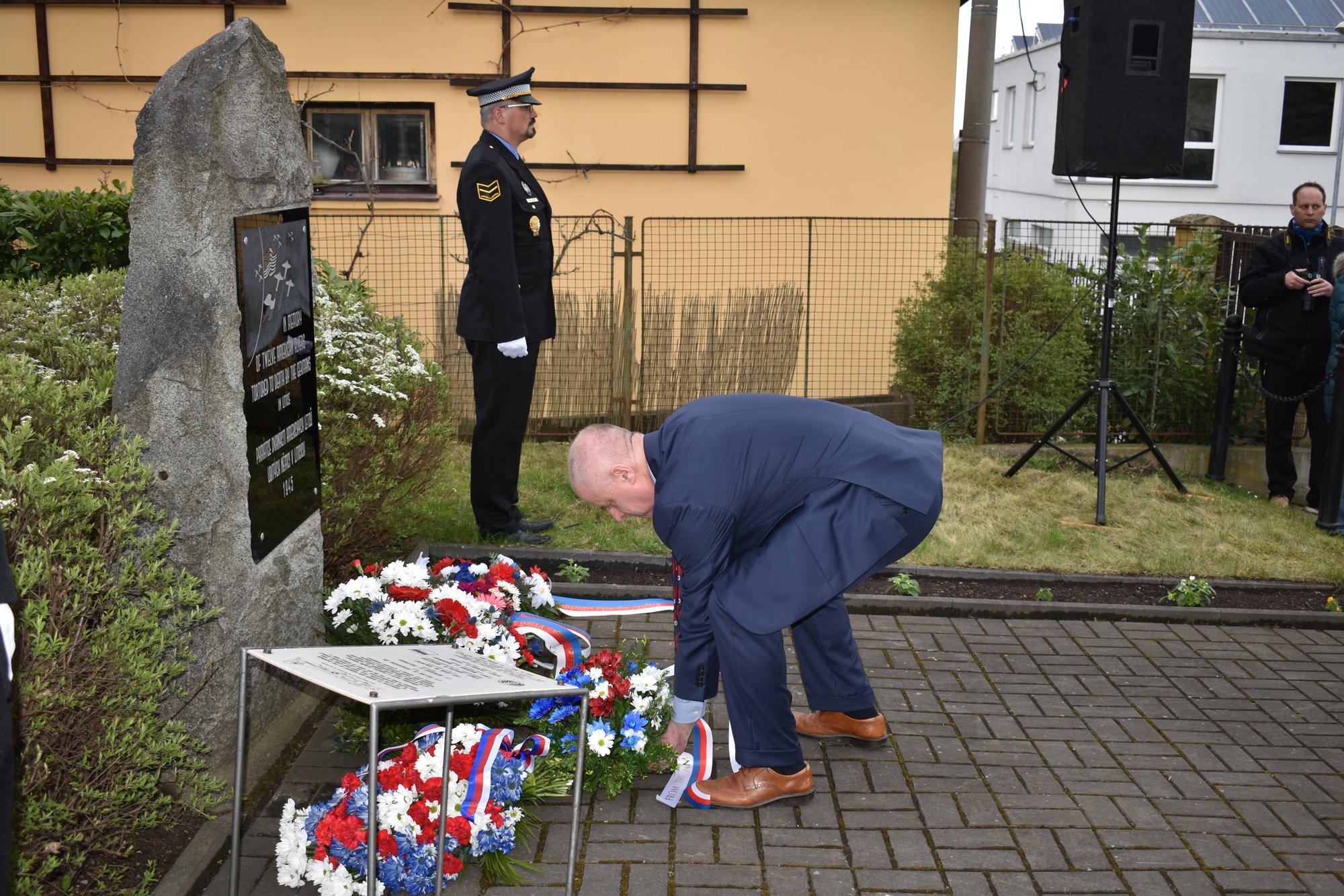 Pietní akt Litice (foto: A. Jarošová, 25.4.2022)