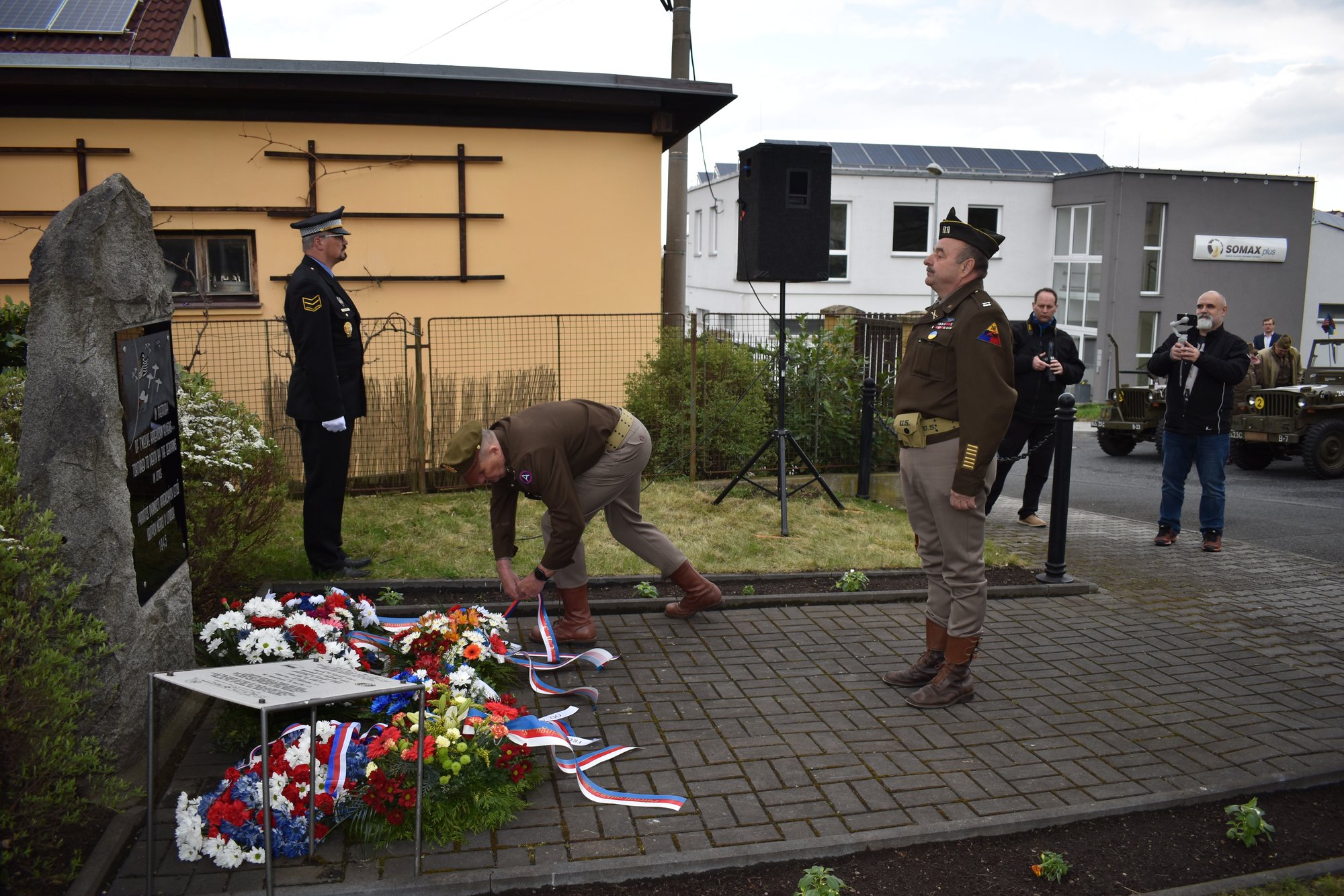 Pietní akt Litice (foto: A. Jarošová, 25.4.2022)