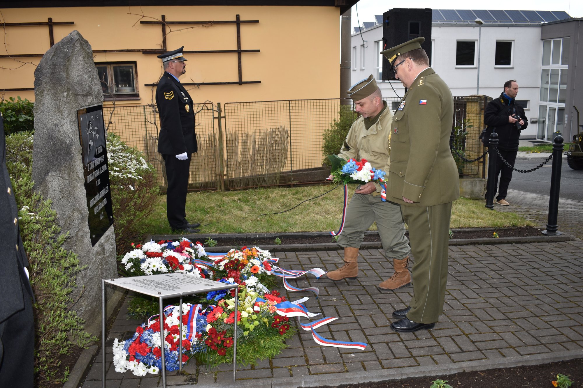 Pietní akt Litice (foto: A. Jarošová, 25.4.2022)