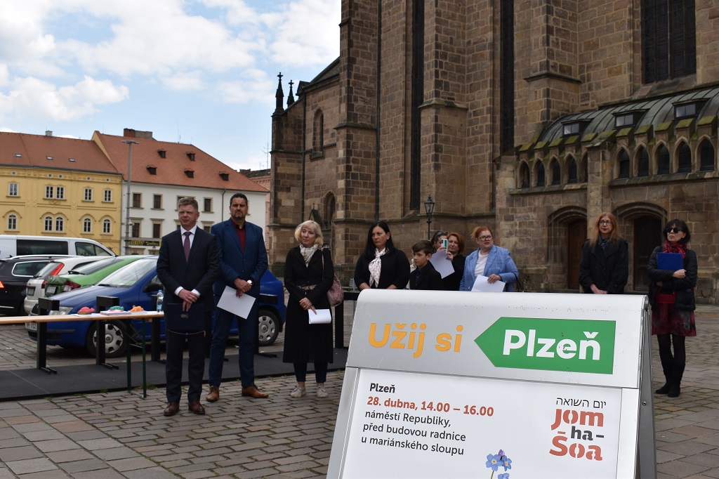 Jom ha-šoa 2022 (foto: H. Josefová, 28.4.2022)