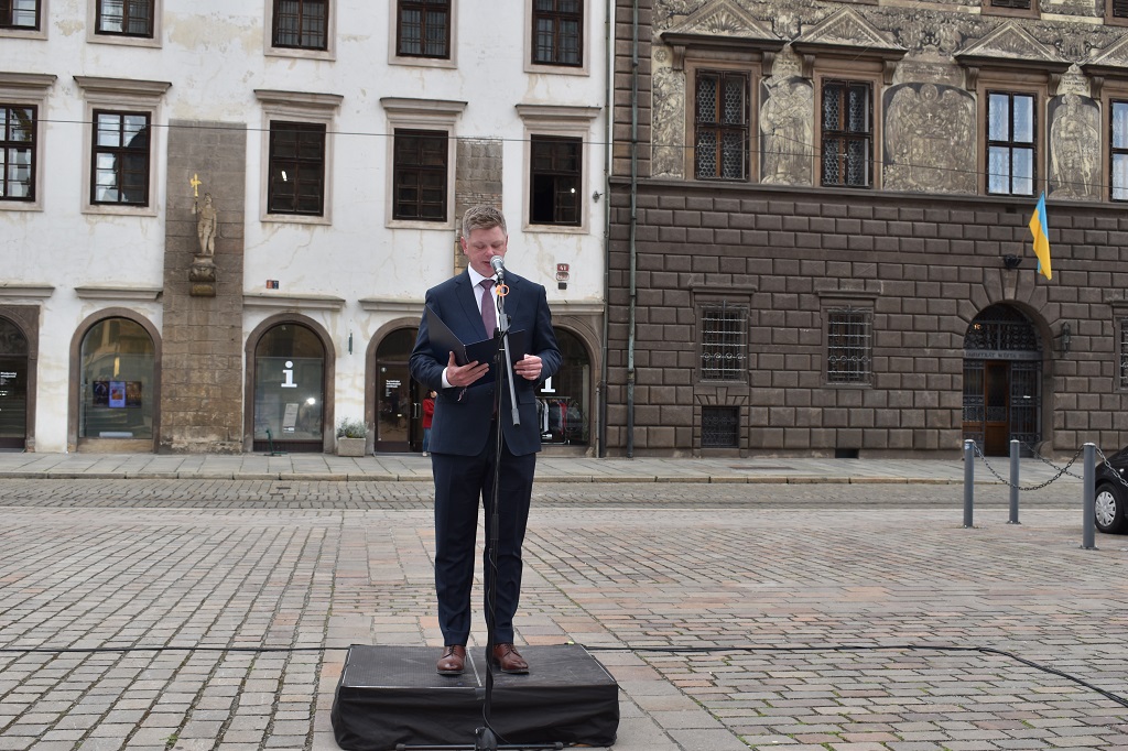 Jom ha-šoa 2022 (foto: H. Josefová, 28.4.2022)