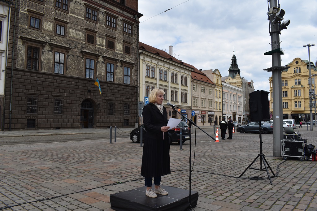 Jom ha-šoa 2022 (foto: H. Josefová, 28.4.2022)