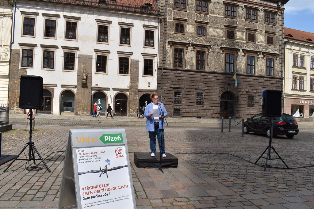 Jom ha-šoa 2022 (foto: H. Josefová, 28.4.2022)