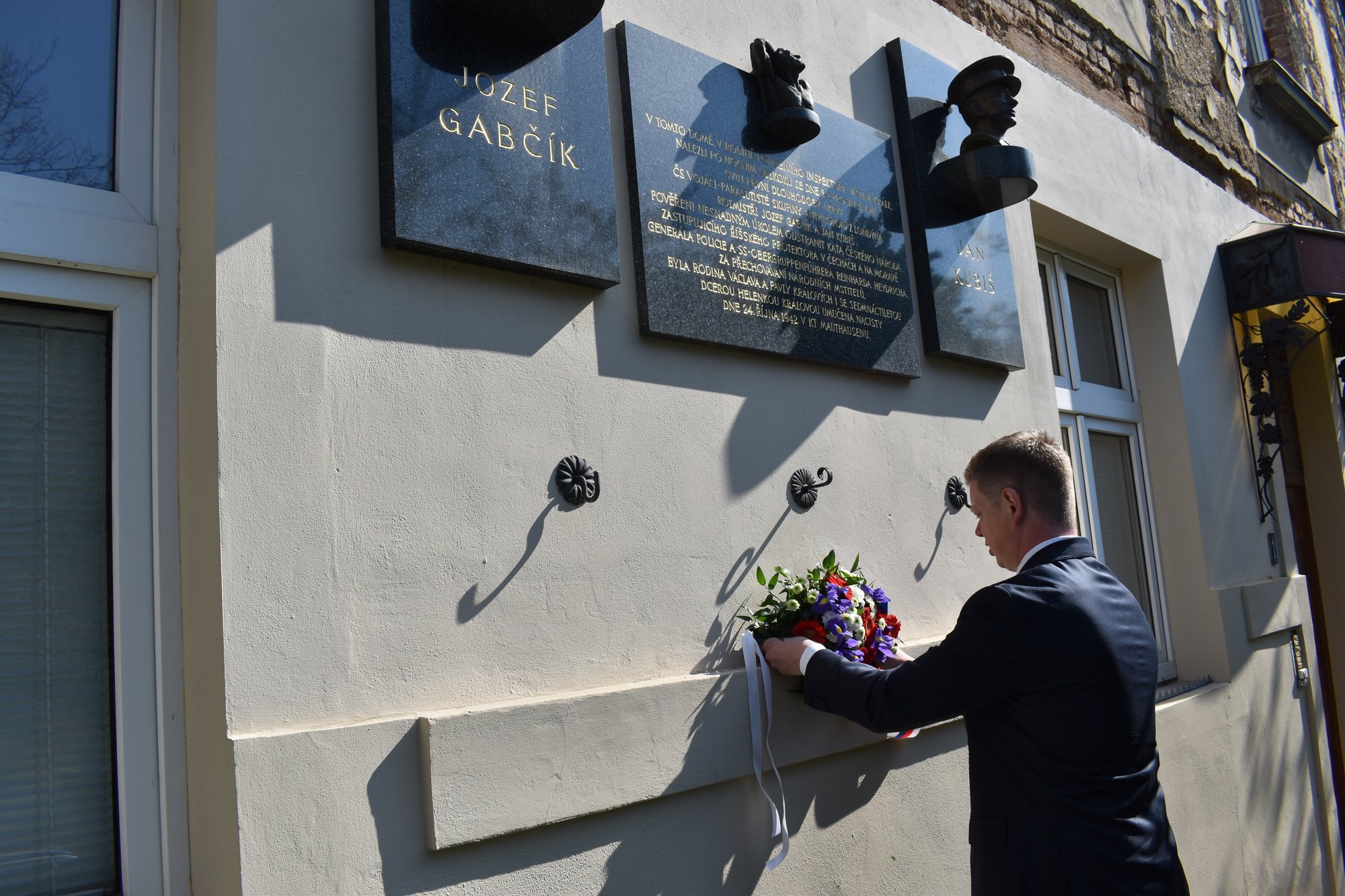 Operace Anthropoid (fotografie: H. Josefová, E. Barborková, 28.4.2022)