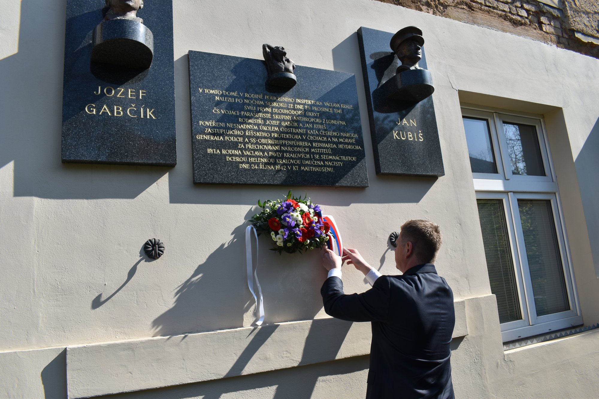Operace Anthropoid (fotografie: H. Josefová, E. Barborková, 28.4.2022)