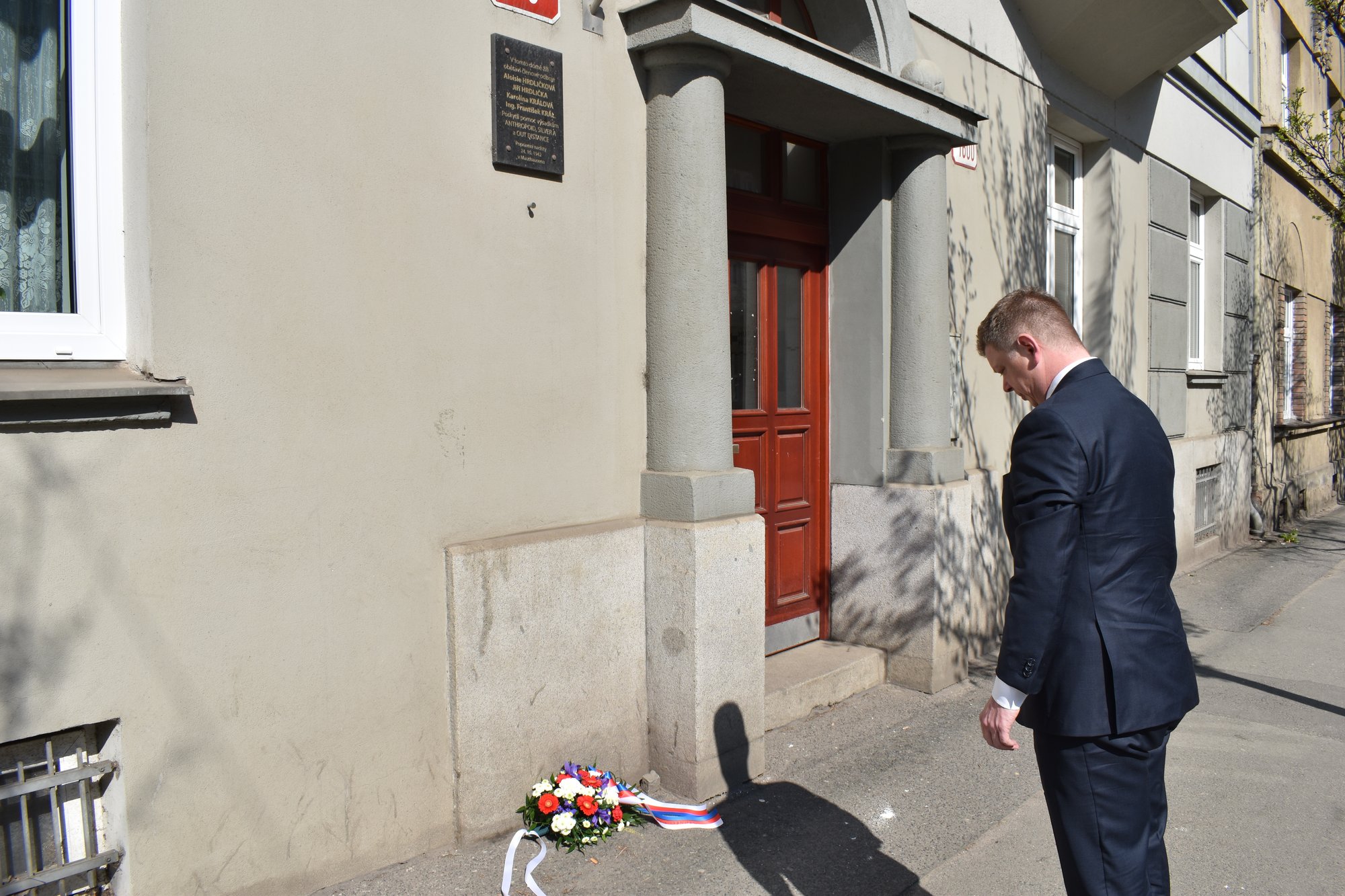 Operace Anthropoid (fotografie: H. Josefová, E. Barborková, 28.4.2022)