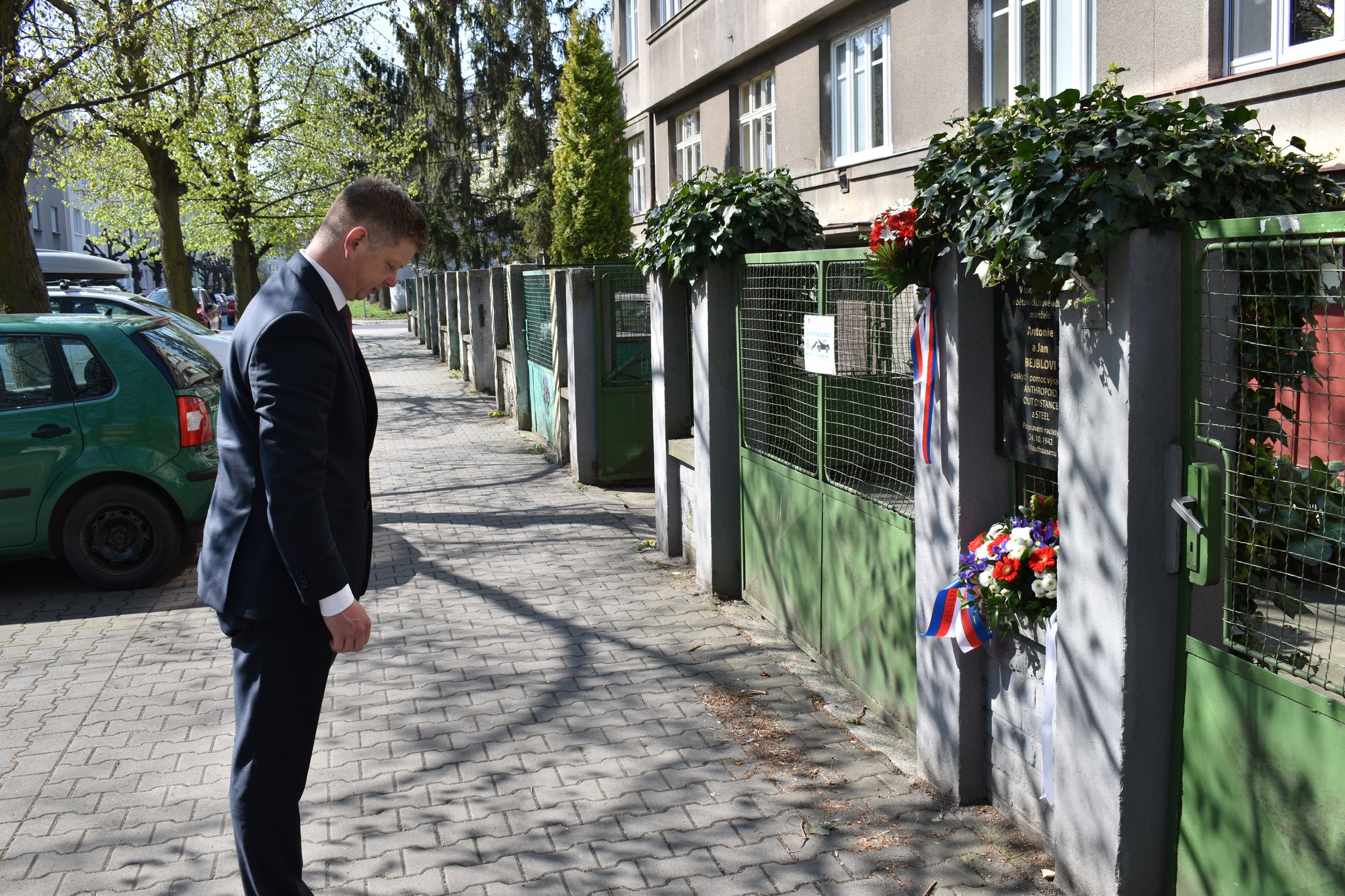 Operace Anthropoid (fotografie: H. Josefová, E. Barborková, 28.4.2022)