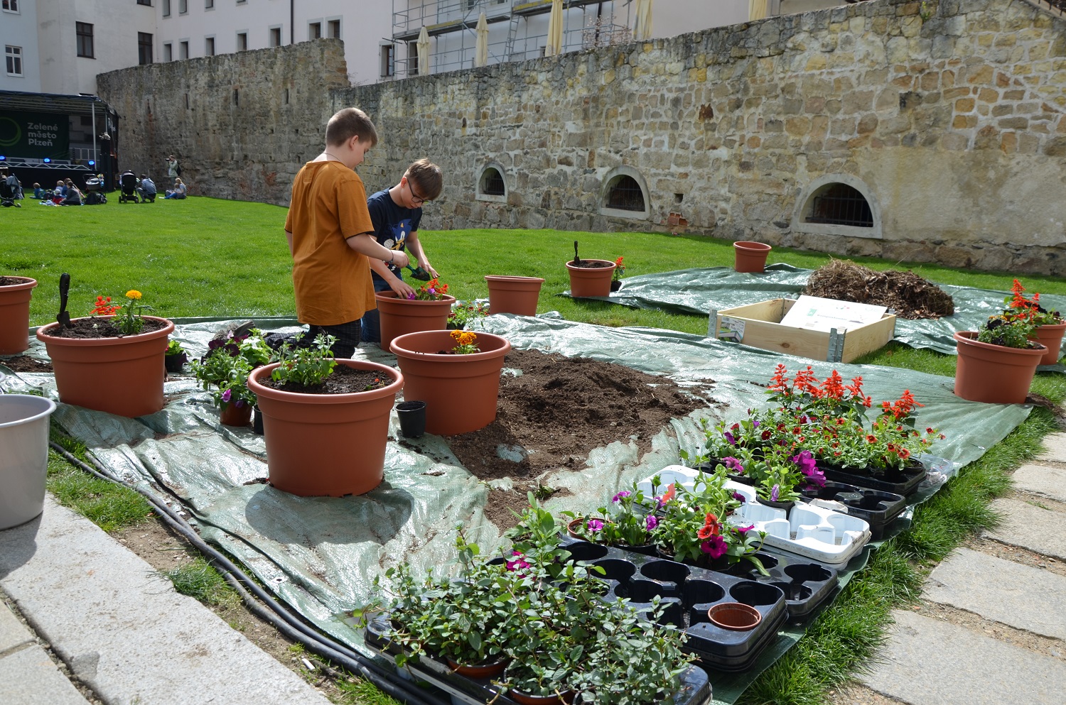 Festival Zelené město ukázal Plzeňanům, jak ochránit přírodu ve městě (foto: E. Kriegerová, 29.4.2022)