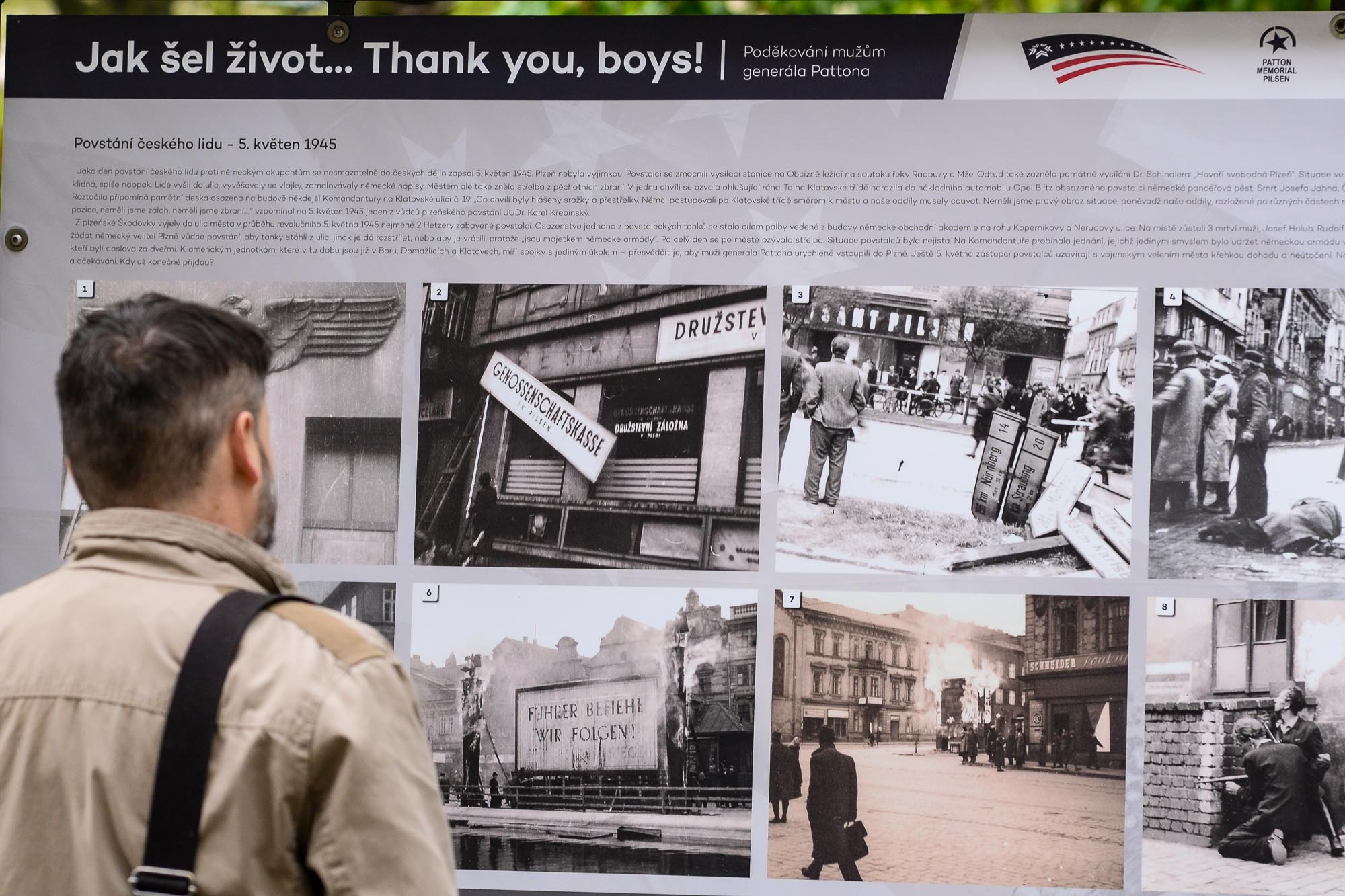 Slavnosti svobody 2022 - Výstava Jak šel život... Thank you, boys! (foto: M. Pecuch, 4.5.2022)