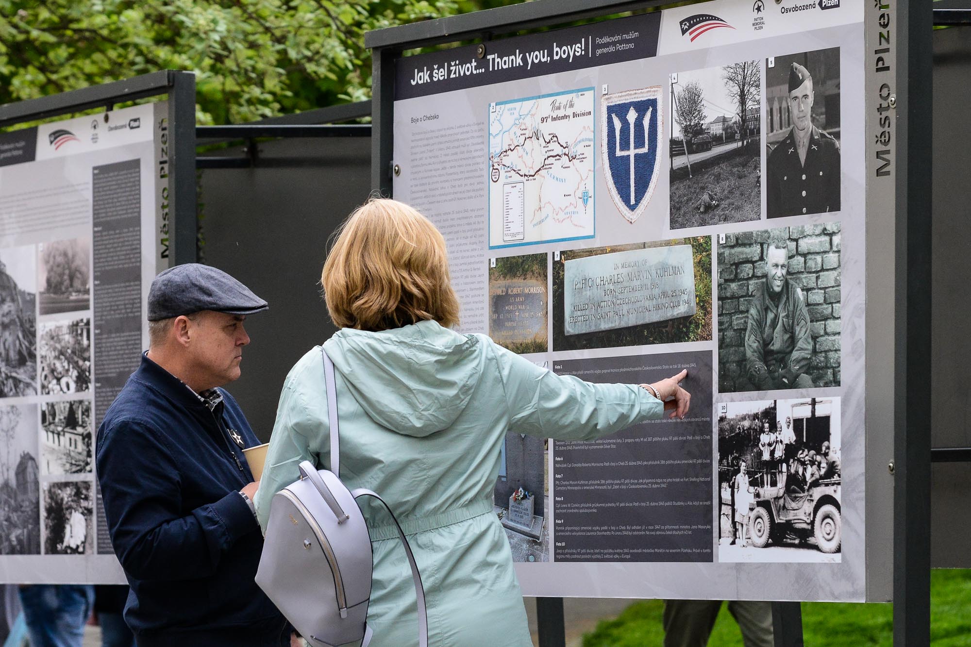 Slavnosti svobody 2022 - Výstava Jak šel život... Thank you, boys! (foto: M. Pecuch, 4.5.2022)