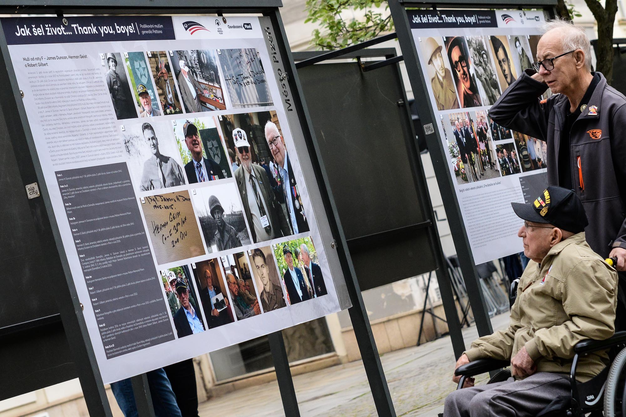 Slavnosti svobody 2022 - Výstava Jak šel život... Thank you, boys! (foto: M. Pecuch, 4.5.2022)