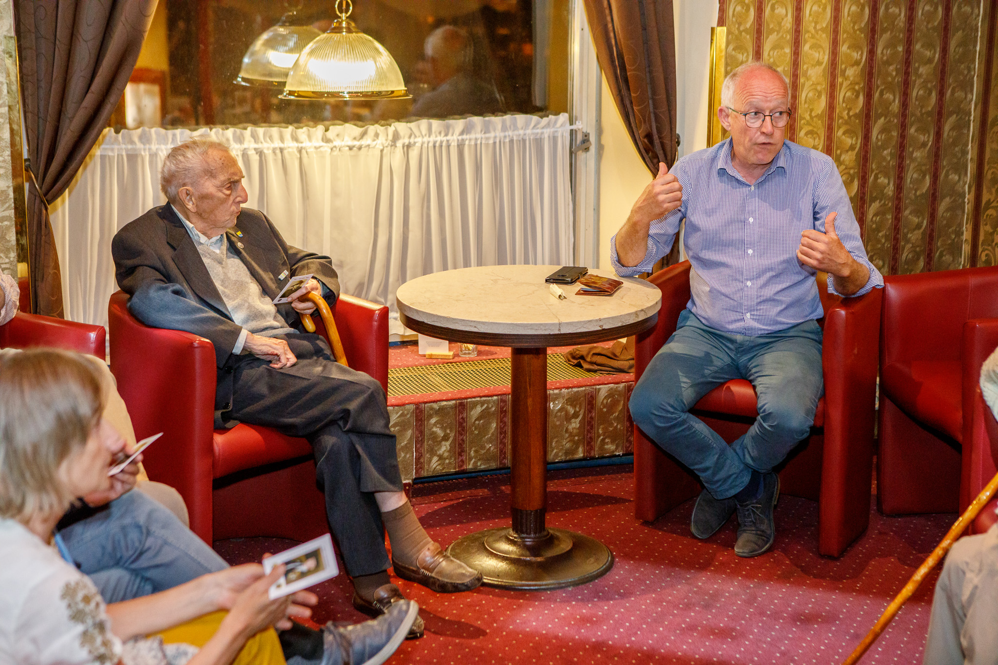 Slavnosti svobody 2022 - Belgičtí veterání 4.5. (foto: V. Štaif, 4.5.2022)