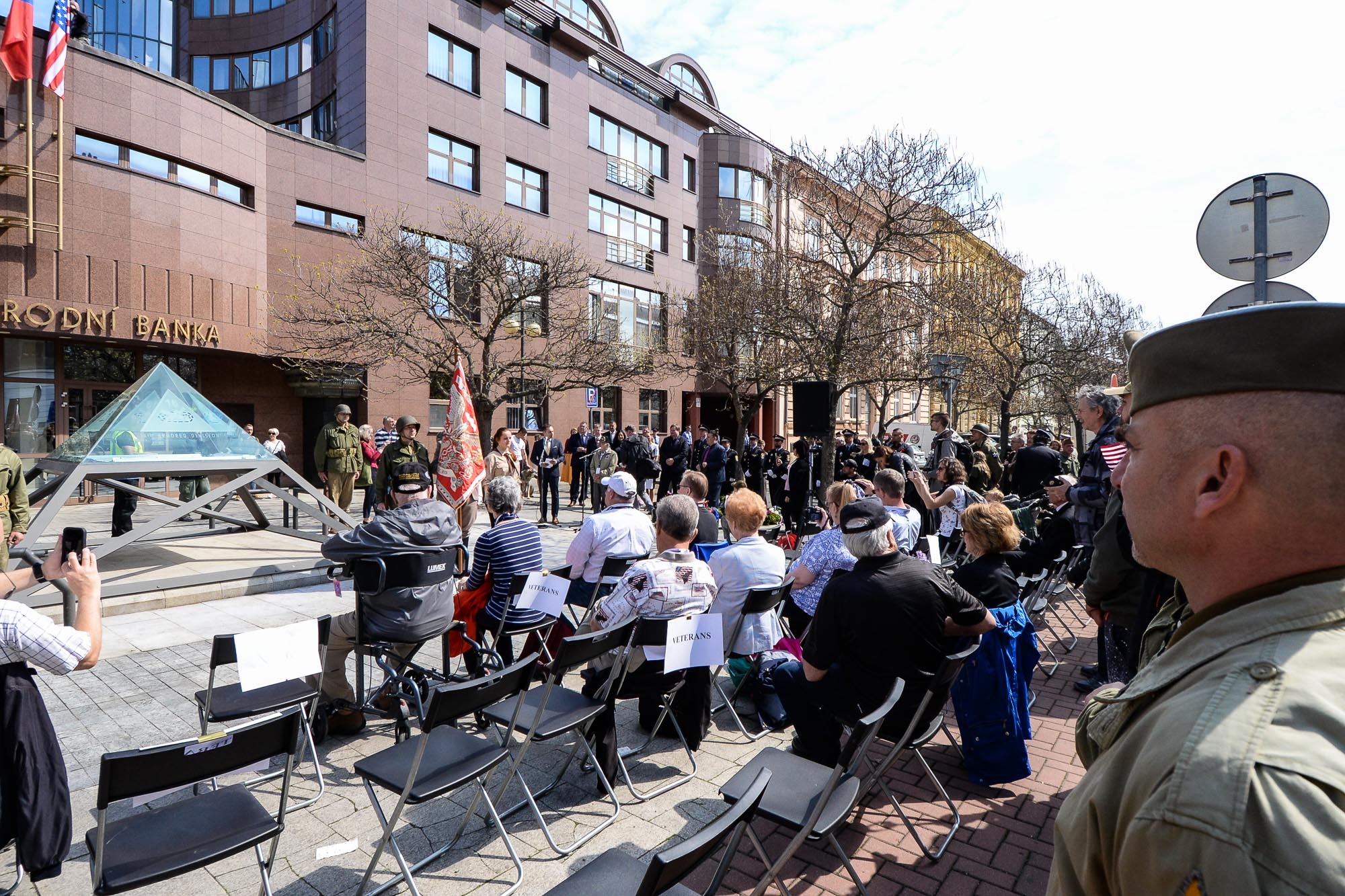 Slavnosti svobody 2022 - Pietní akty Chodské, Husova, Klatovská (foto: M. Pecuch, 5.5.2022)