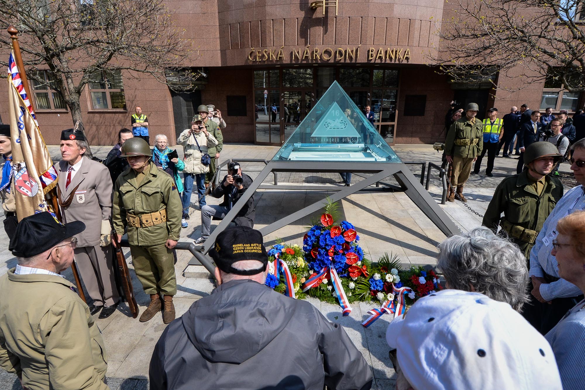 Slavnosti svobody 2022 - Pietní akty Chodské, Husova, Klatovská (foto: M. Pecuch, 5.5.2022)