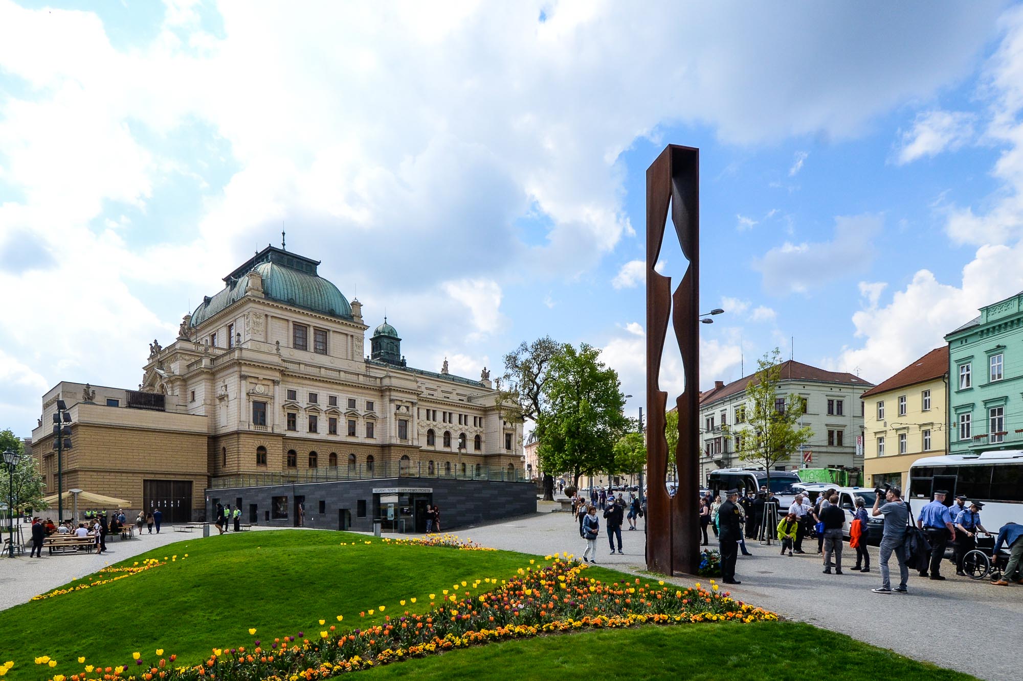 Slavnosti svobody 2022 - Pietní akty Chodské, Husova, Klatovská (foto: M. Pecuch, 5.5.2022)