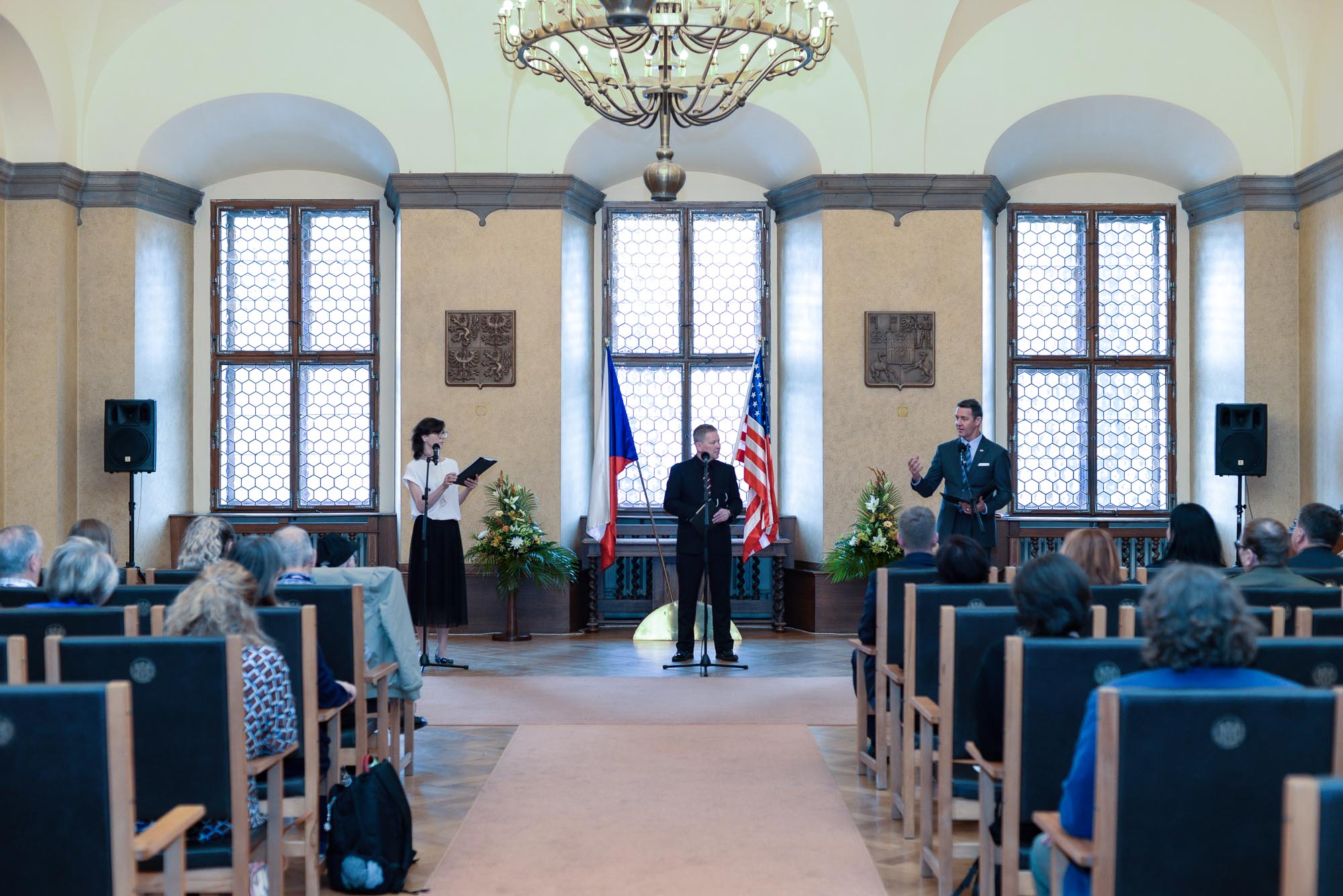 Slavnosti svobody 2022 - Stipendium generála Pattona (foto: M. Pecuch, 5.5.2022)