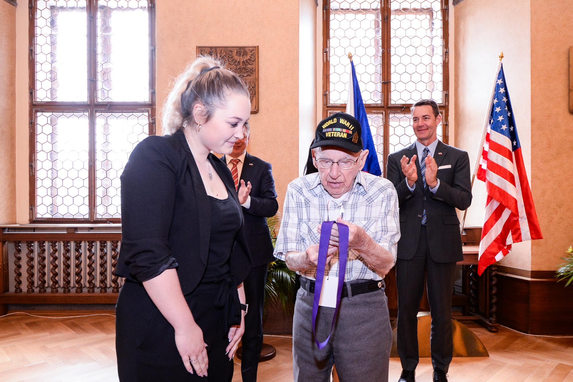 Slavnosti svobody 2022 - Stipendium generála Pattona (foto: M. Pecuch, 5.5.2022)