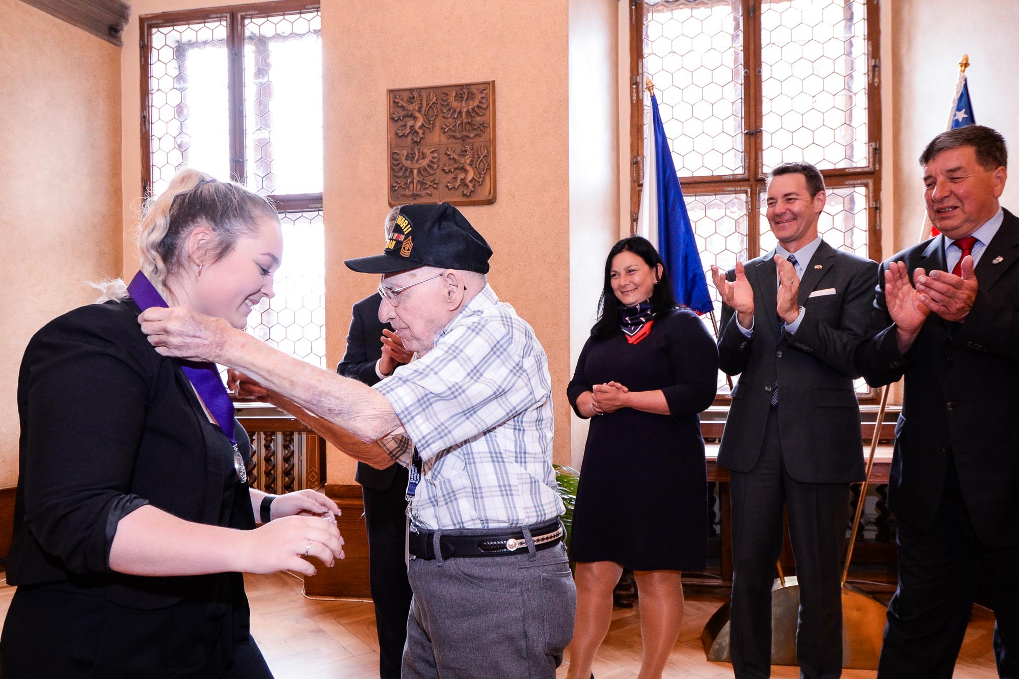 Slavnosti svobody 2022 - Stipendium generála Pattona (foto: M. Pecuch, 5.5.2022)