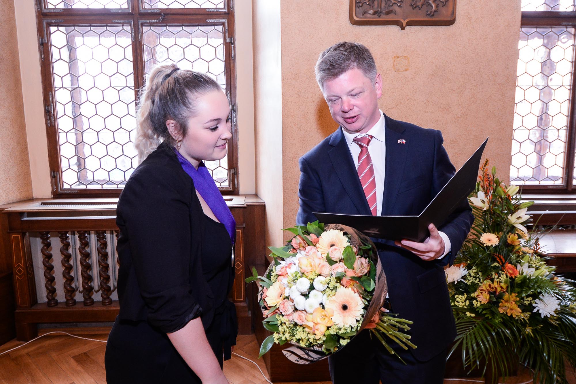 Slavnosti svobody 2022 - Stipendium generála Pattona (foto: M. Pecuch, 5.5.2022)