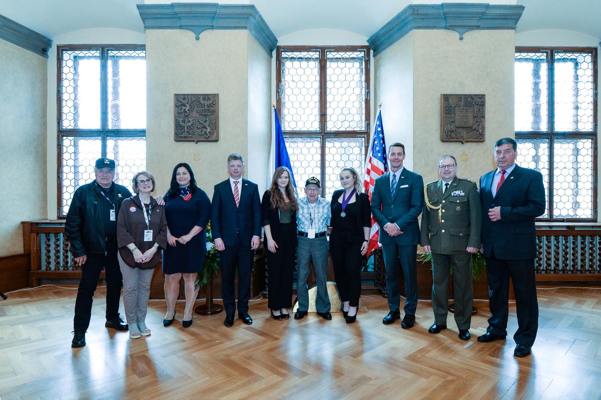 Slavnosti svobody 2022 - Stipendium generála Pattona (foto: M. Pecuch, 5.5.2022)