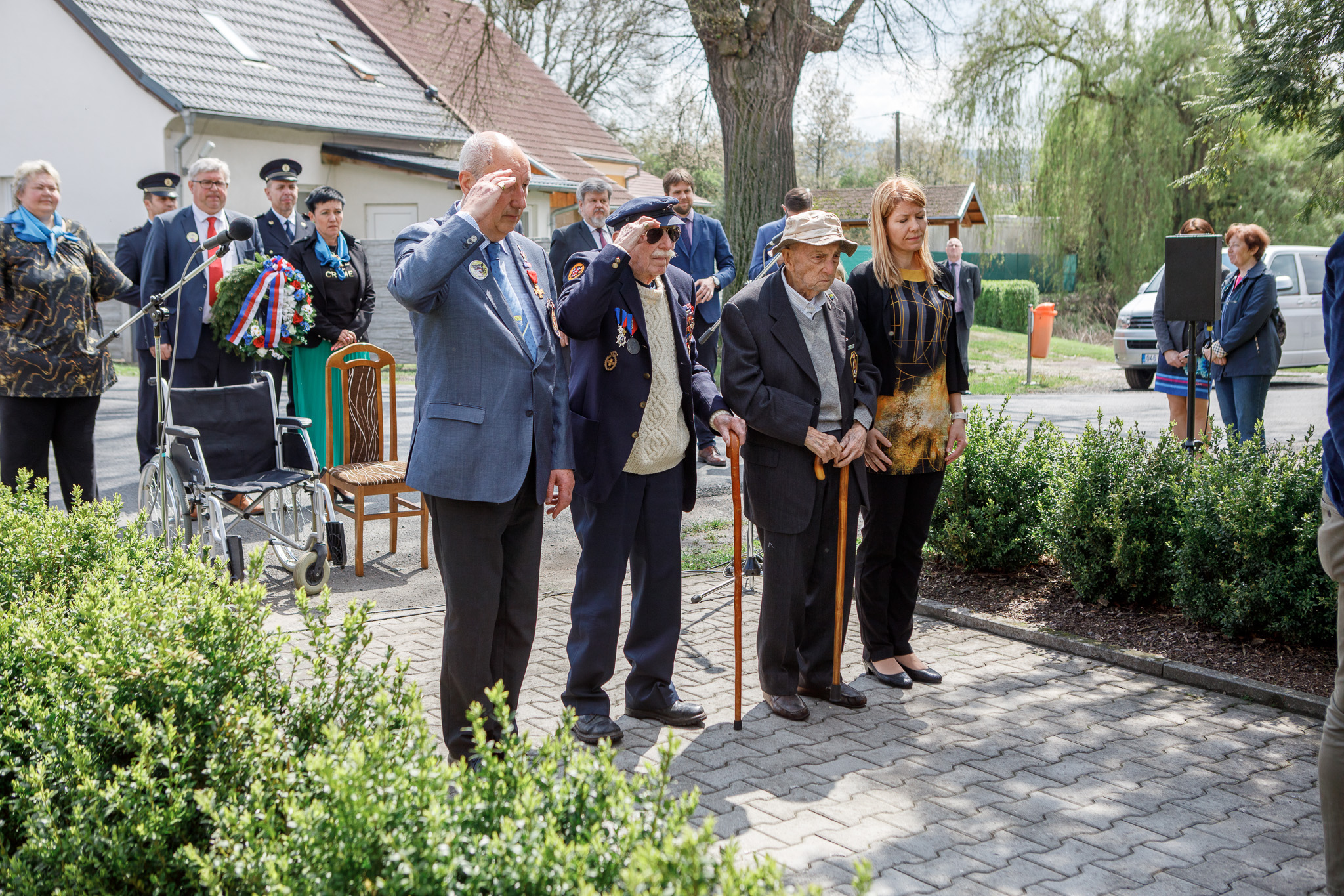 Slavnosti svobody 2022 - Belgičtí veterání 5.5. (foto: V. Štaif, 5.5.2022)