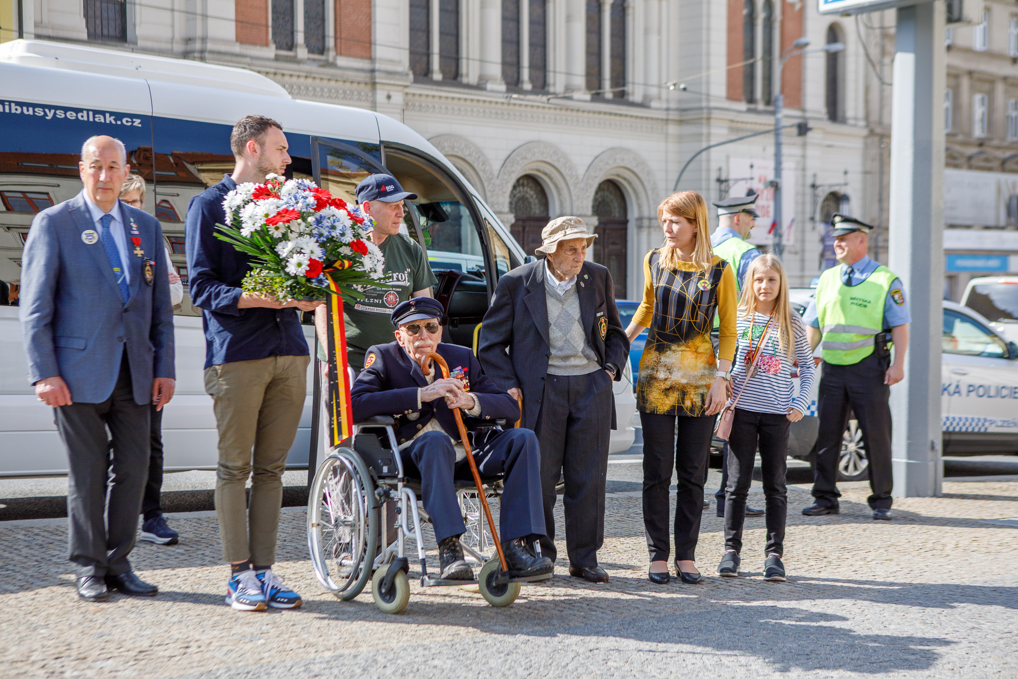 Slavnosti svobody 2022 - Belgičtí veterání 5.5. (foto: V. Štaif, 5.5.2022)