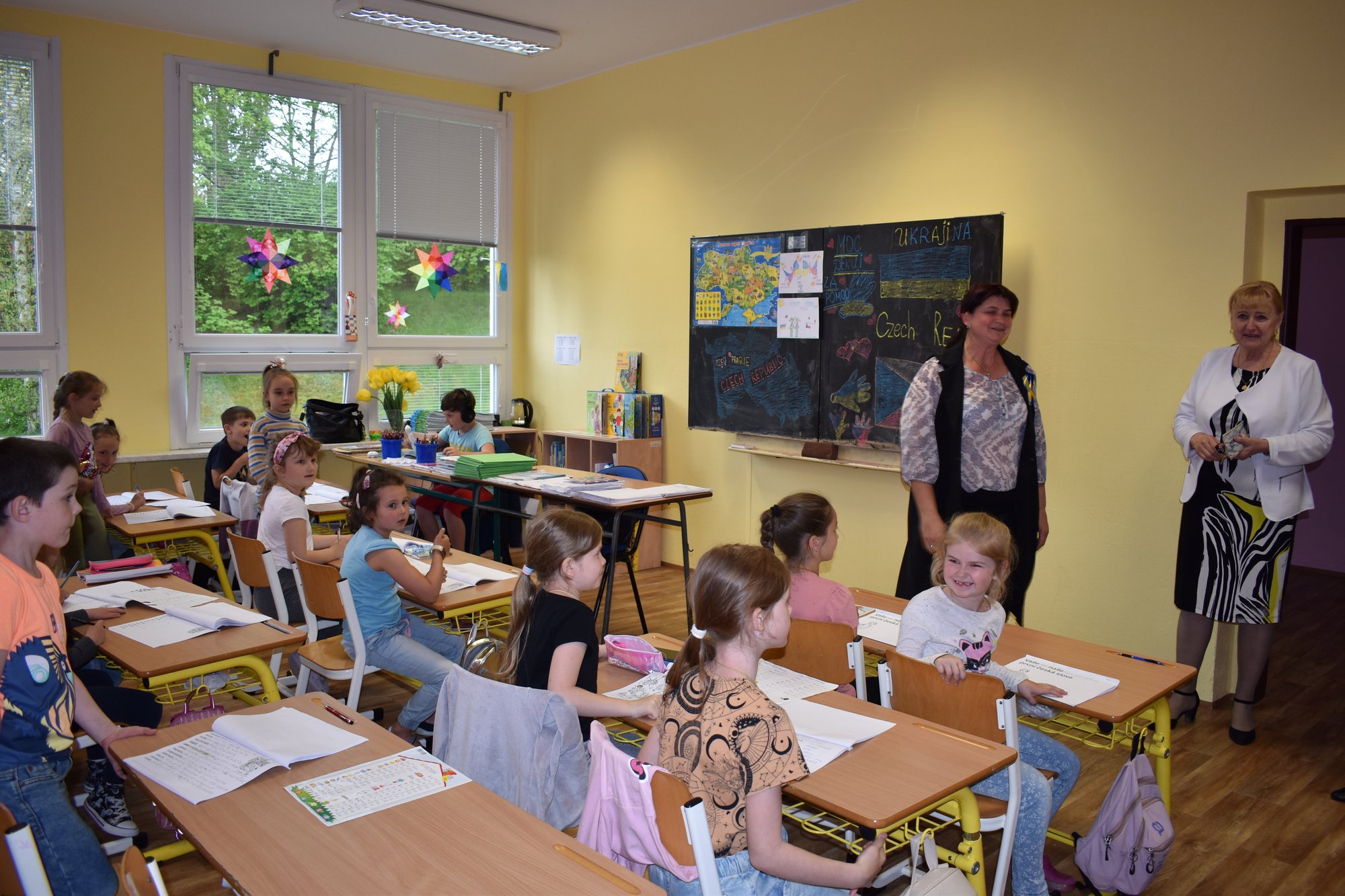 Adaptační skupina - Bolevecká ZŠ (foto: A. Jarošová, 5.5.2022)