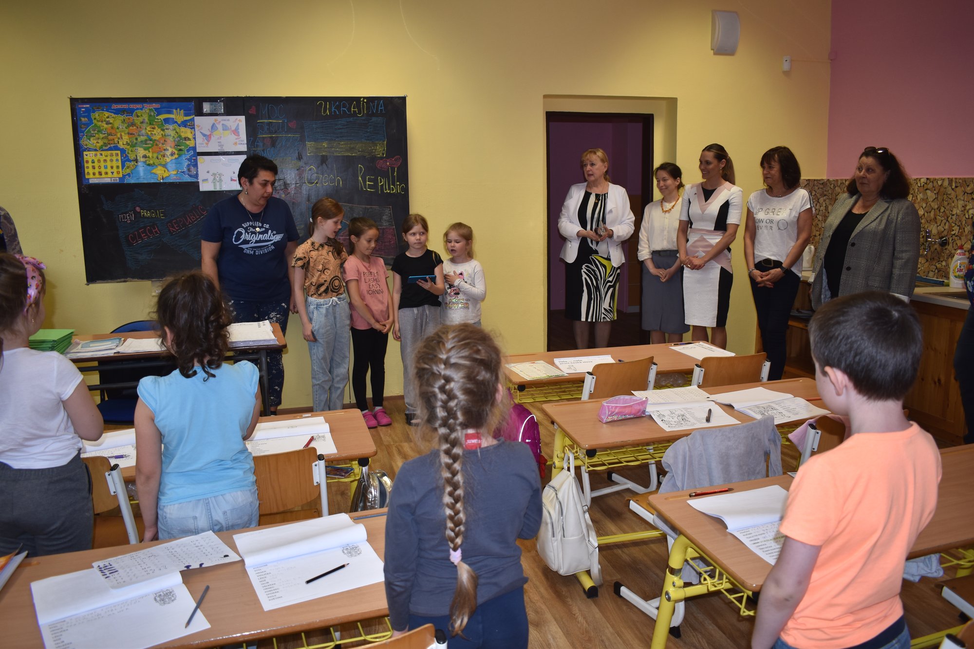 Adaptační skupina - Bolevecká ZŠ (foto: A. Jarošová, 5.5.2022)