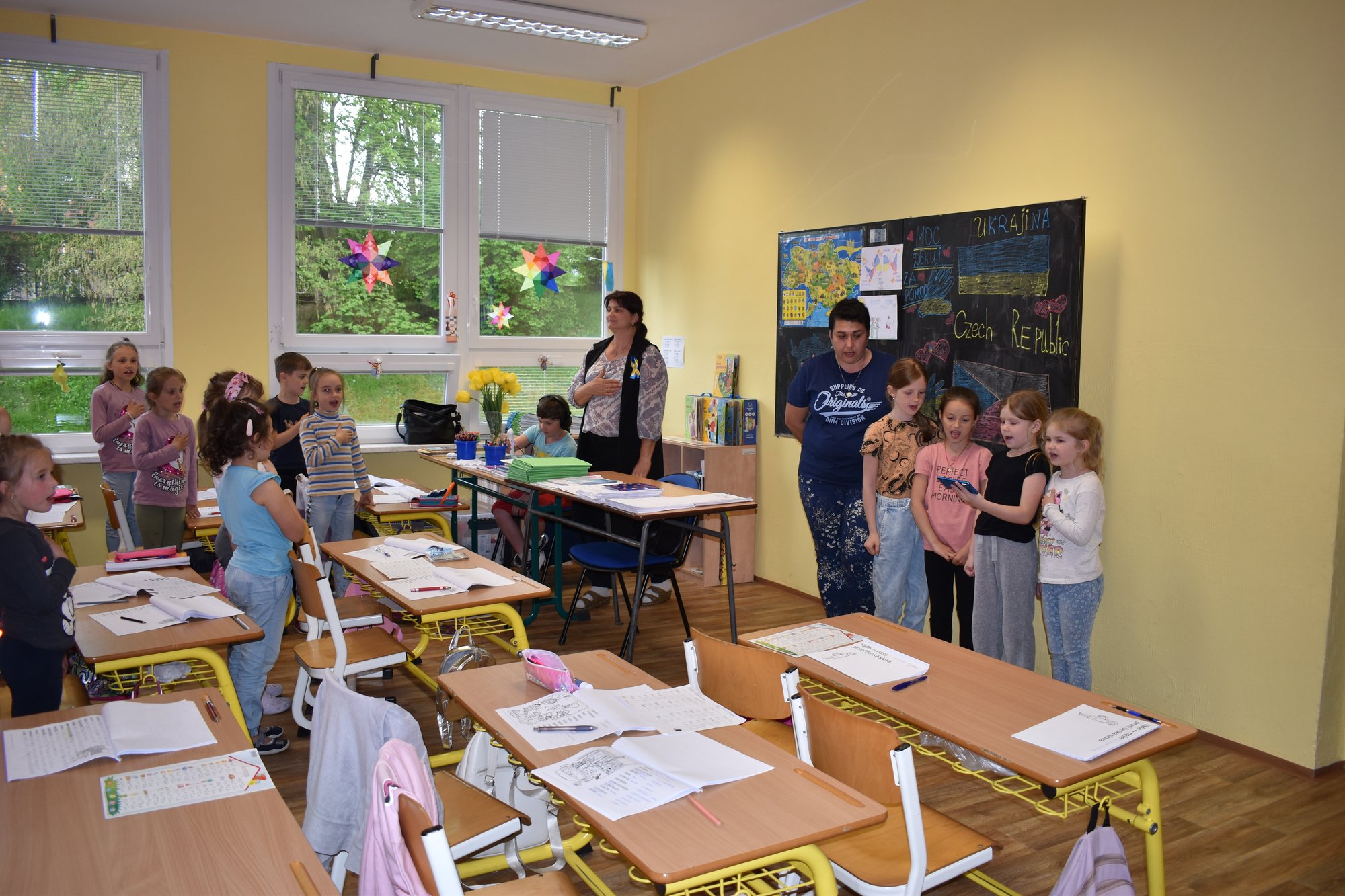 Adaptační skupina - Bolevecká ZŠ (foto: A. Jarošová, 5.5.2022)