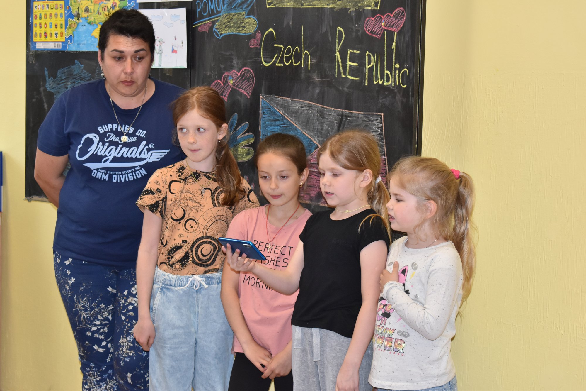 Adaptační skupina - Bolevecká ZŠ (foto: A. Jarošová, 5.5.2022)