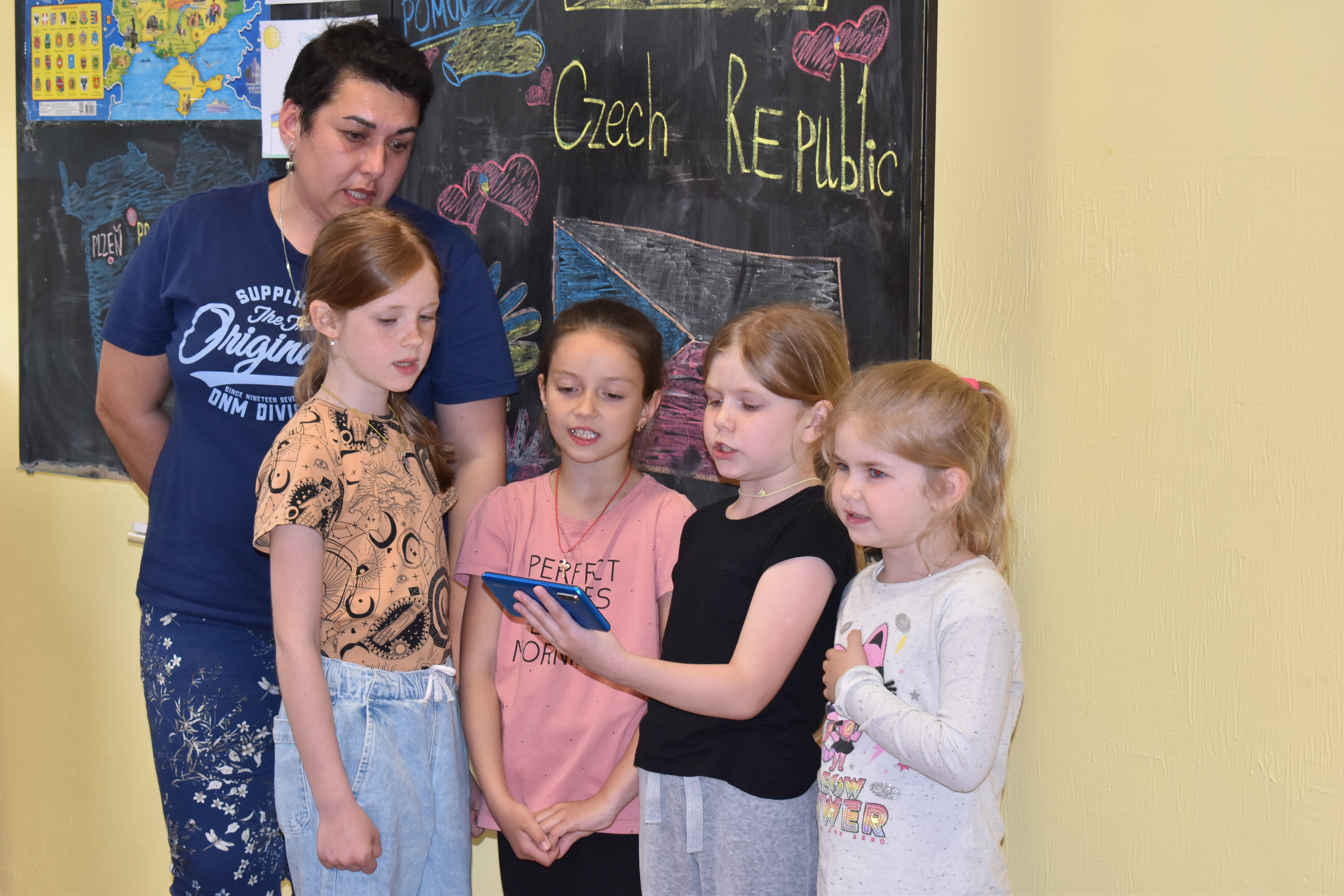 Adaptační skupina - Bolevecká ZŠ (foto: A. Jarošová, 5.5.2022)