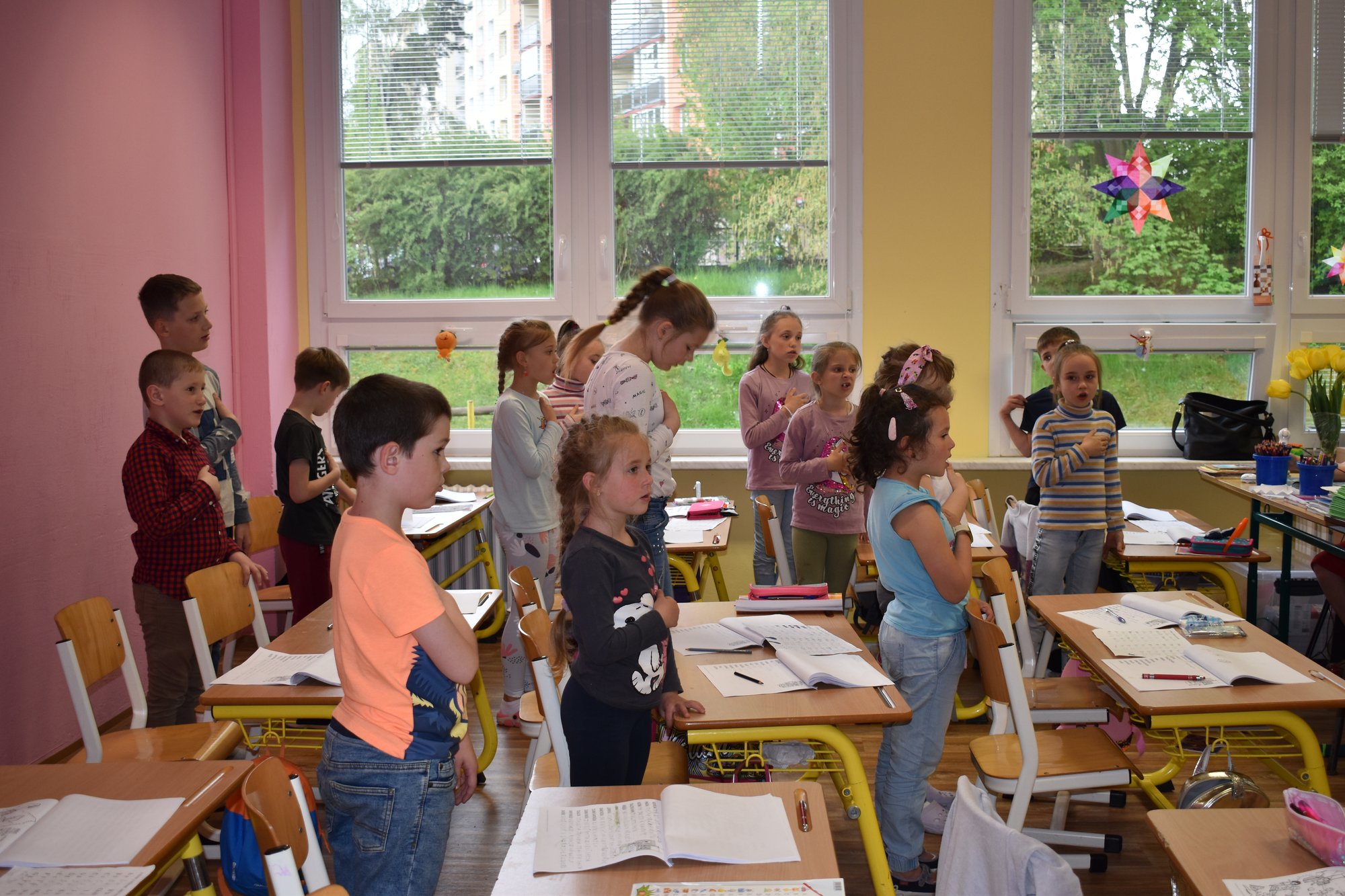 Adaptační skupina - Bolevecká ZŠ (foto: A. Jarošová, 5.5.2022)