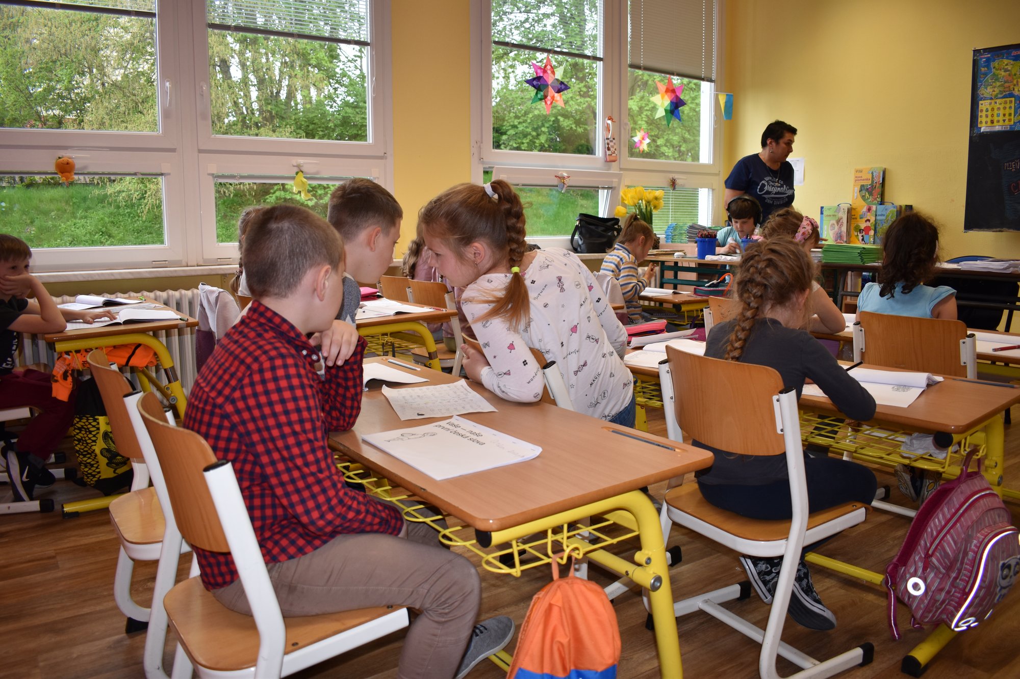 Adaptační skupina - Bolevecká ZŠ (foto: A. Jarošová, 5.5.2022)