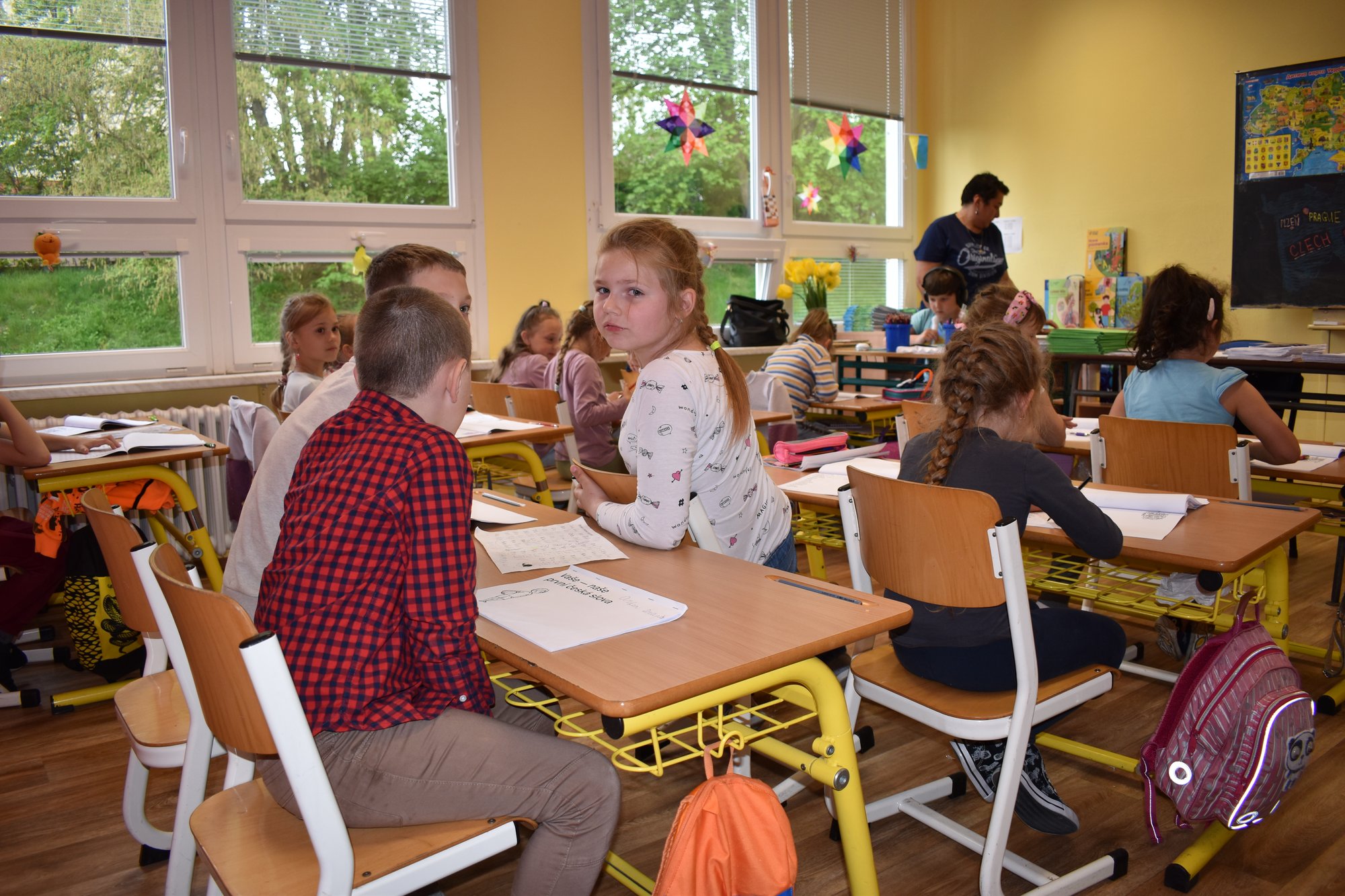 Adaptační skupina - Bolevecká ZŠ (foto: A. Jarošová, 5.5.2022)