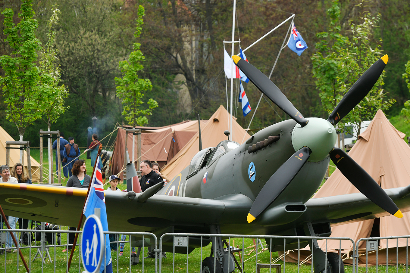 Slavnosti svobody 2022 - Vojenské kempy (foto: M. Chaloupka, 6.5.2022)