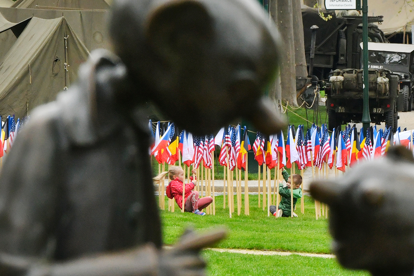 Slavnosti svobody 2022 - Vojenské kempy (foto: M. Chaloupka, 6.5.2022)
