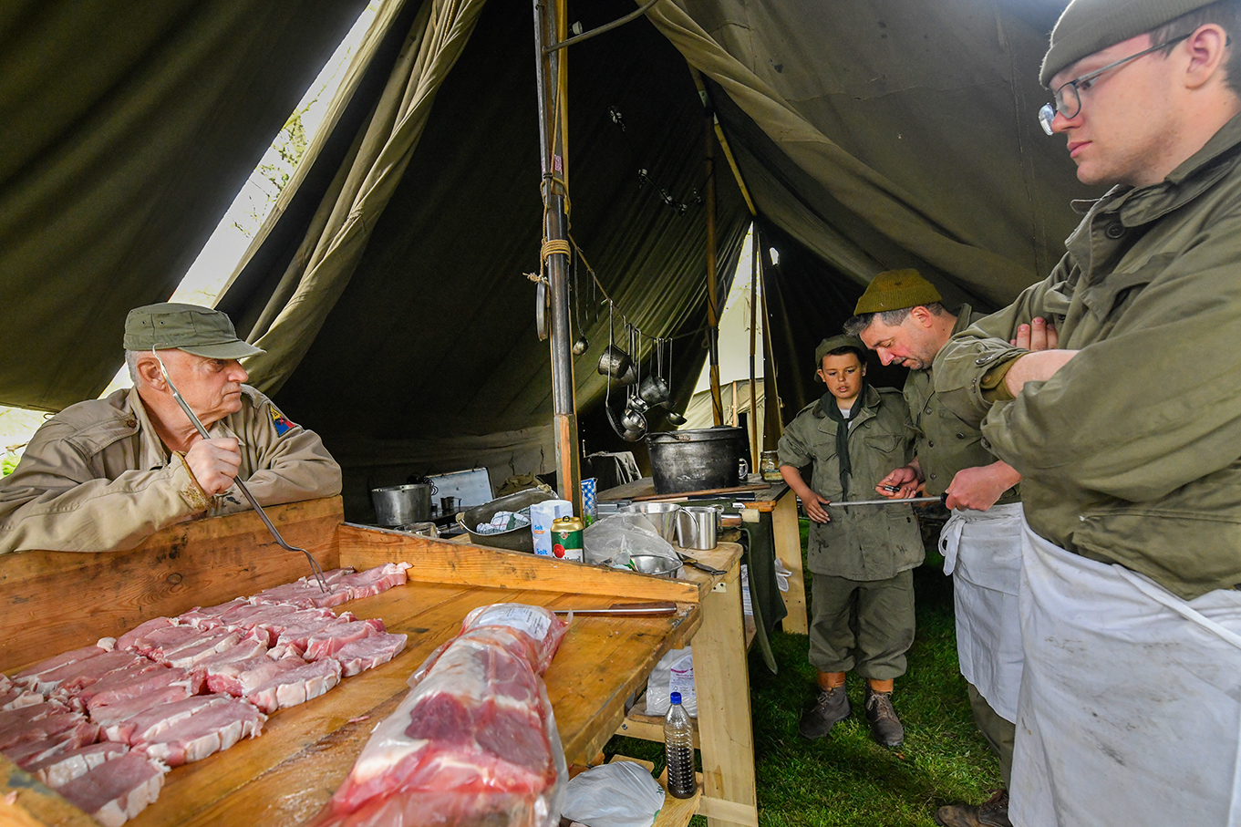 Slavnosti svobody 2022 - Vojenské kempy (foto: M. Chaloupka, 6.5.2022)